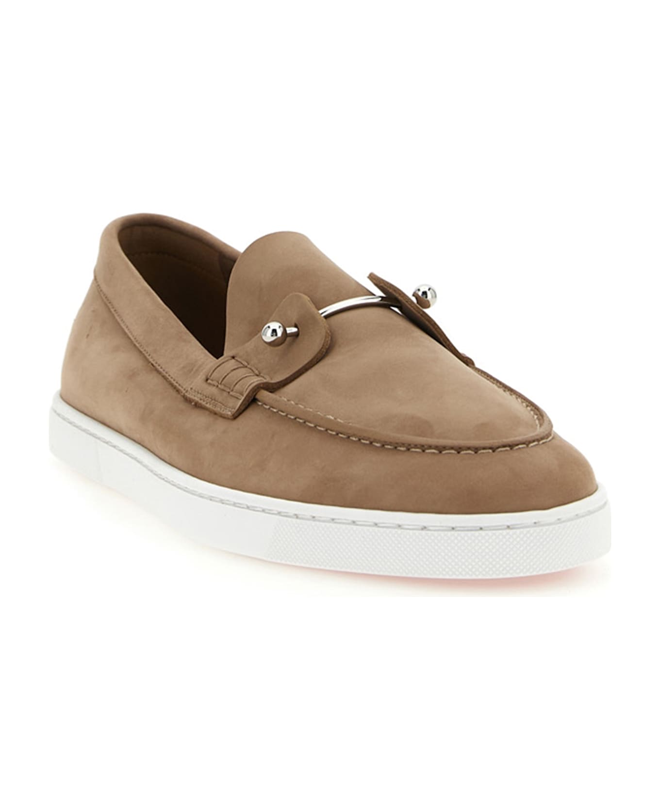 Christian Louboutin 
chambeliboat Flat
 Loafers - Beige