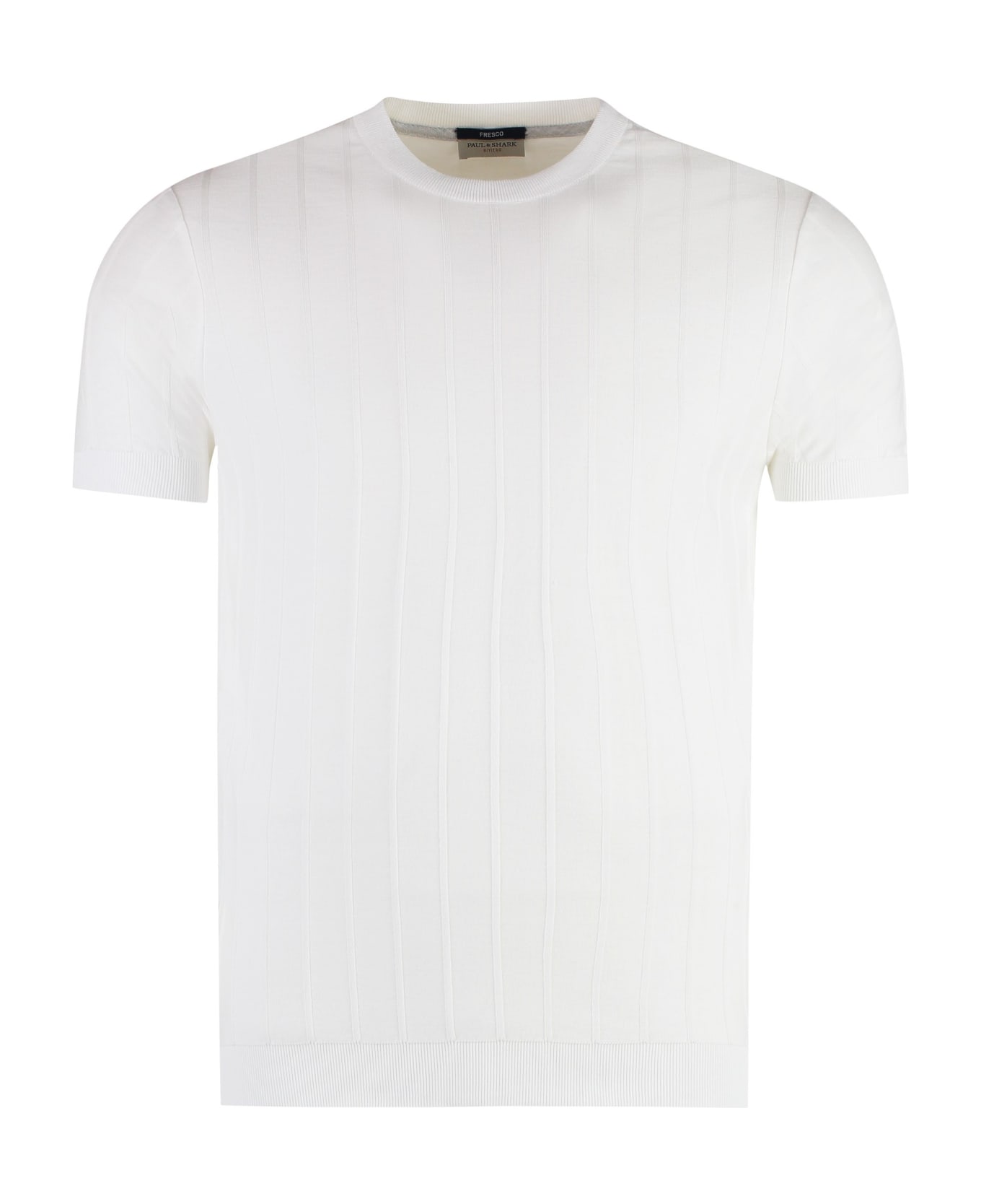 Paul&Shark Cotton Crew-neck T-shirt - White