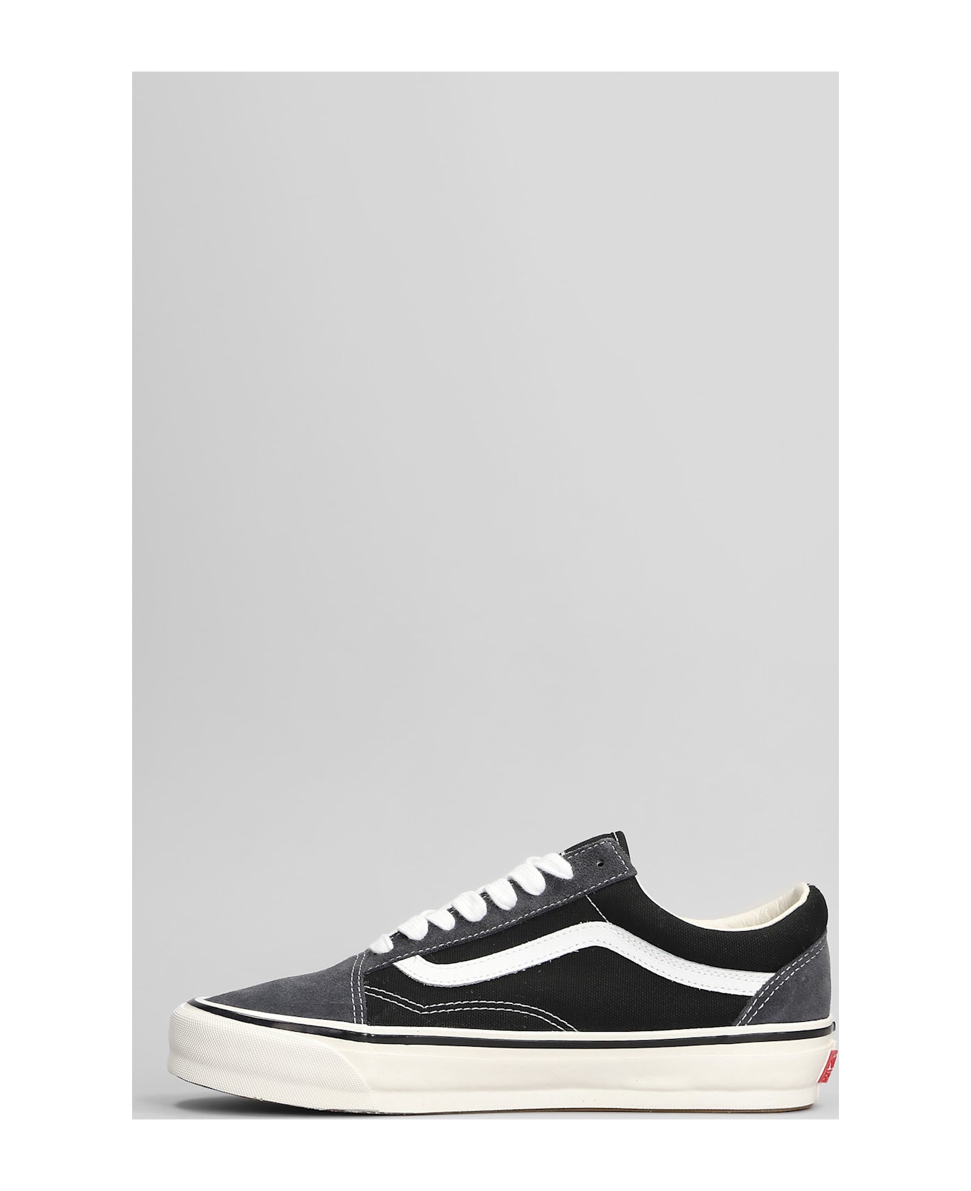 Vans Lx Old Skool Sneakers In Grey Suede And Fabric - grey