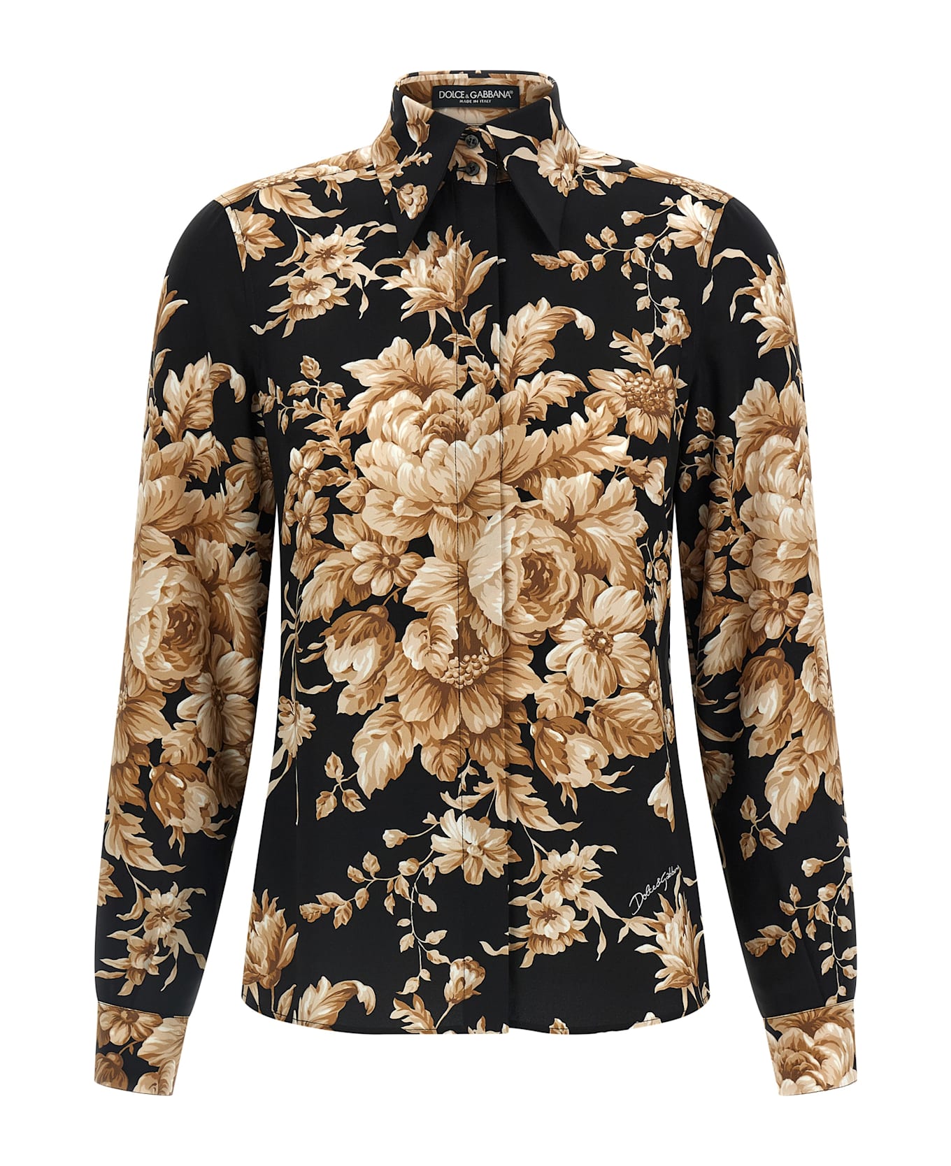 Dolce 
Gabbana Charmeuse Shirt - Multicolor