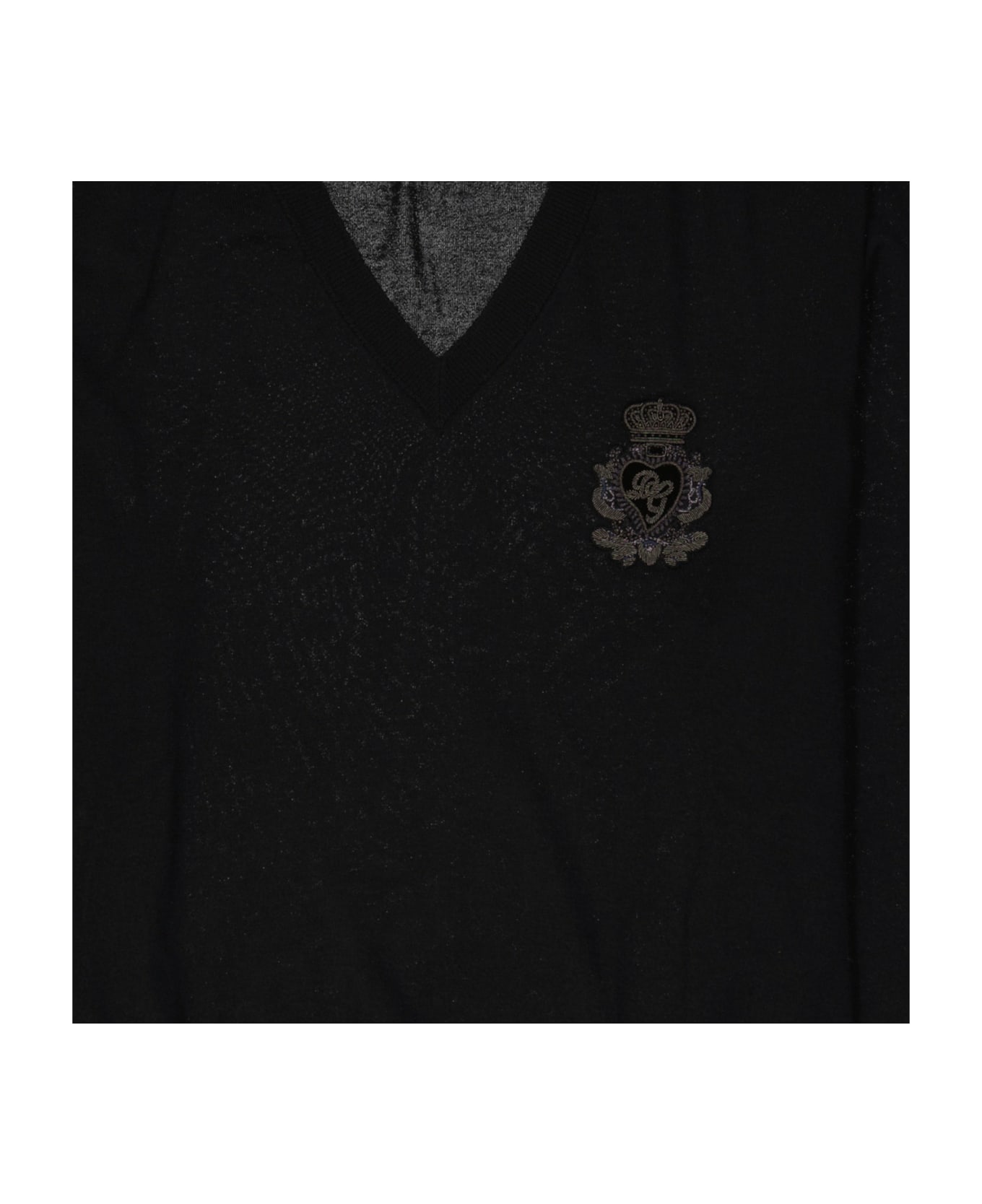 Dolce & Gabbana Cotton Sweater - Black フリース
