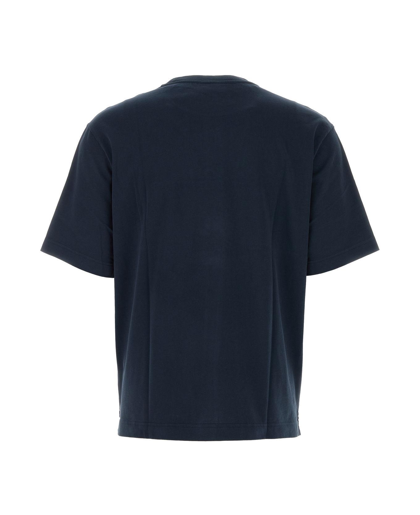 Maison Kitsuné Midnight Blue Cotton T-shirt - Blu