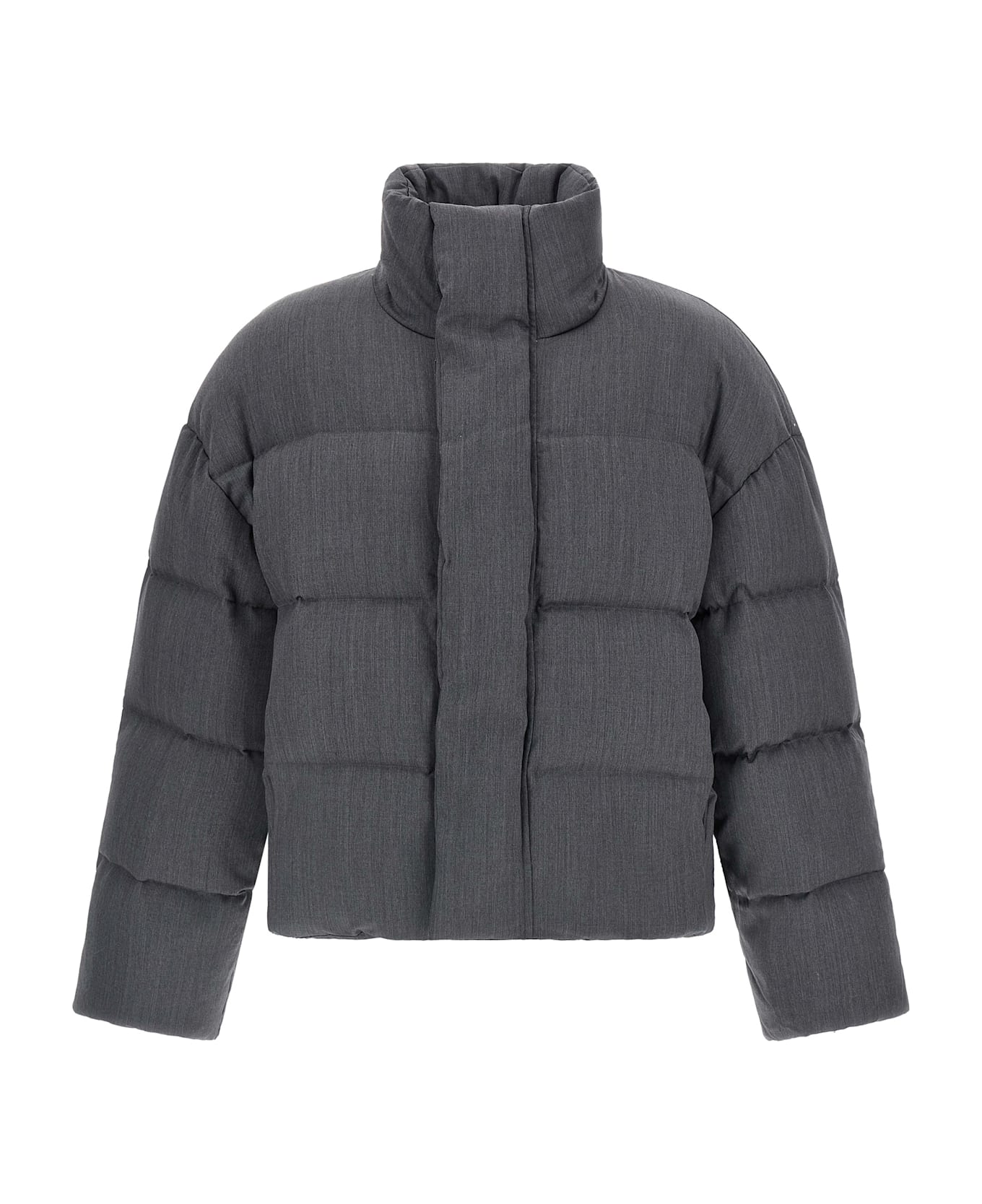 Entire Studios 'mml Puffer' Down Jacket - Gray
