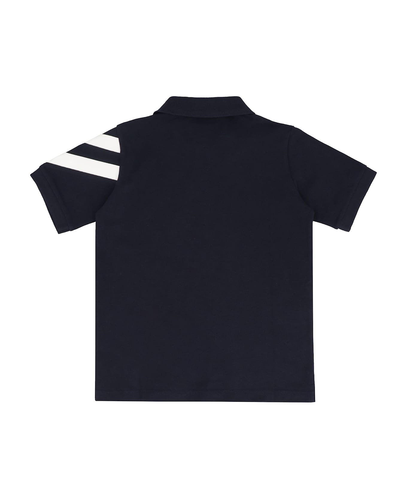 Moncler Cotton Piqué Polo Shirt - blue