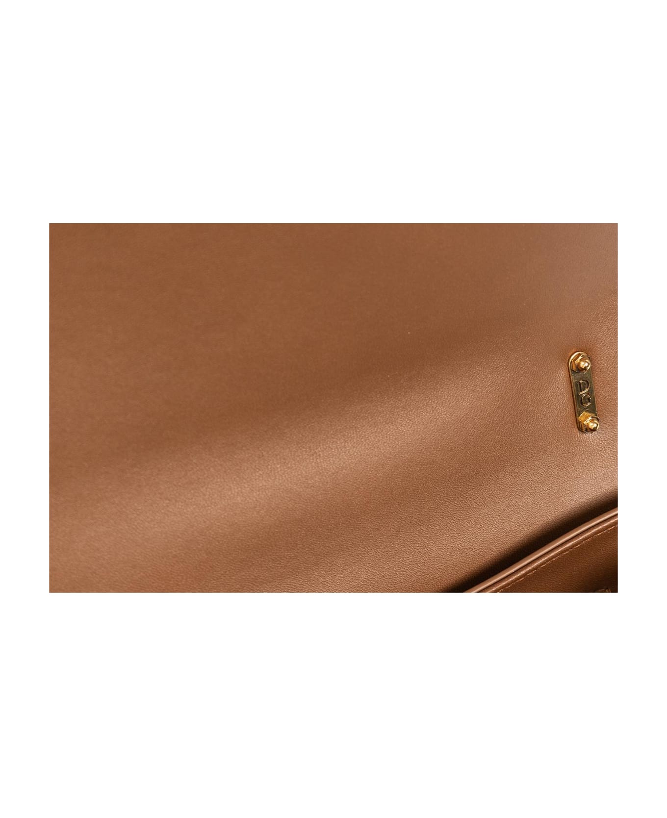 Dolce & Gabbana Shoulder Bag With Logo - Cammello