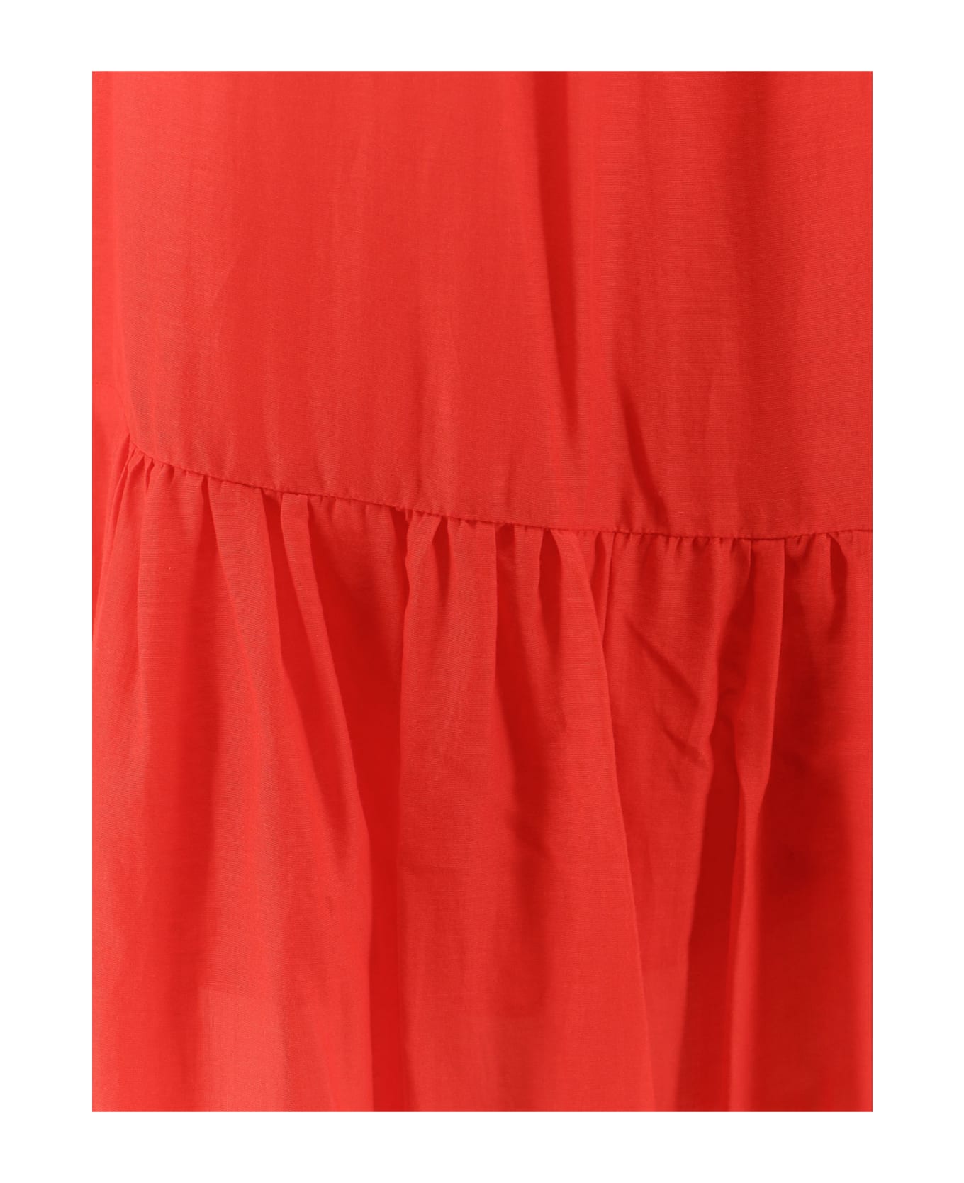 SEMICOUTURE Dress - Red ワンピース＆ドレス