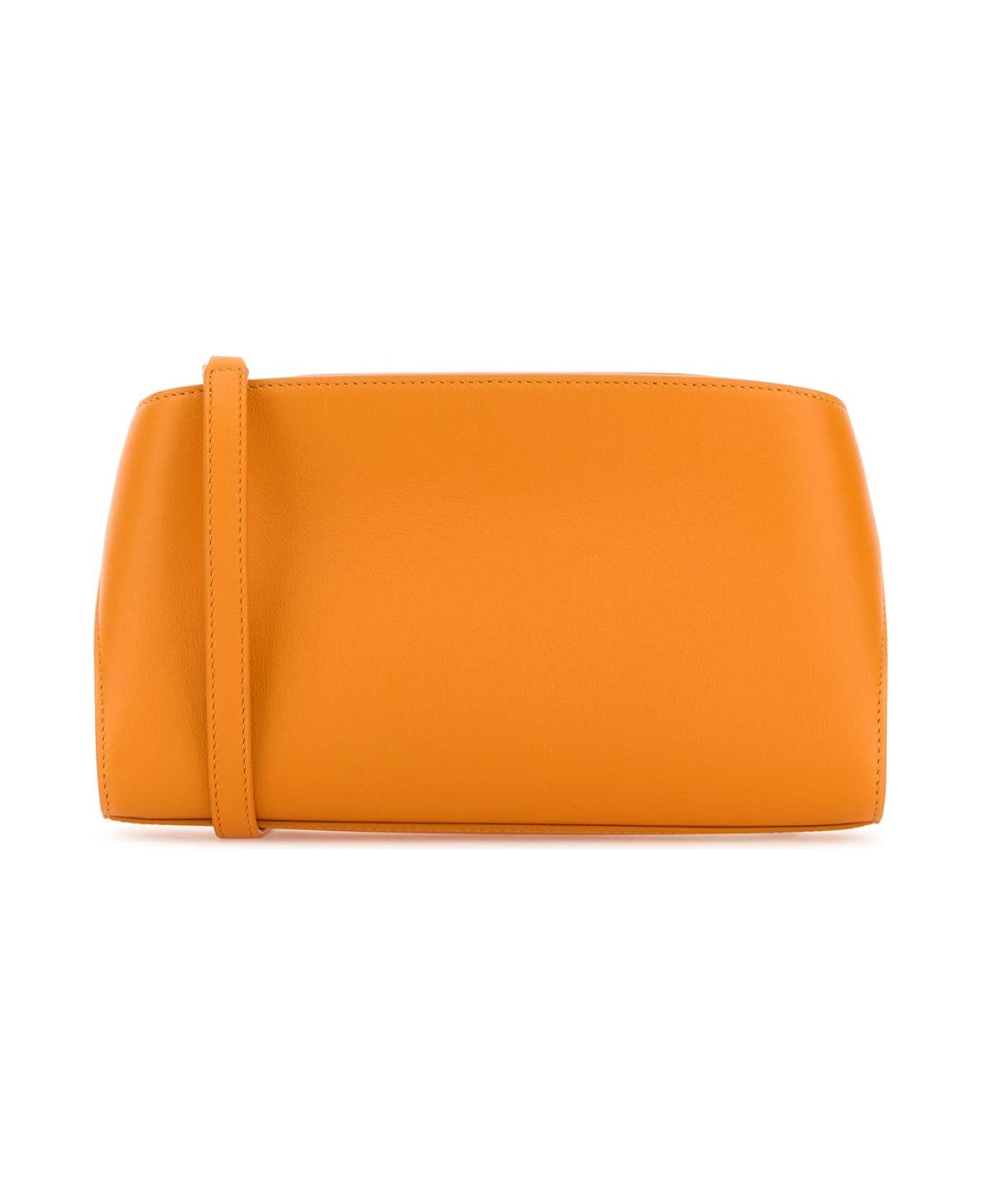 Ferragamo Orange Leather Crossbody Bag - TUMERICTUMERIC