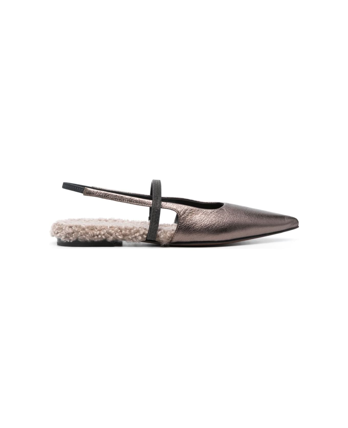 Brunello Cucinelli Shoes - Bronze フラットシューズ