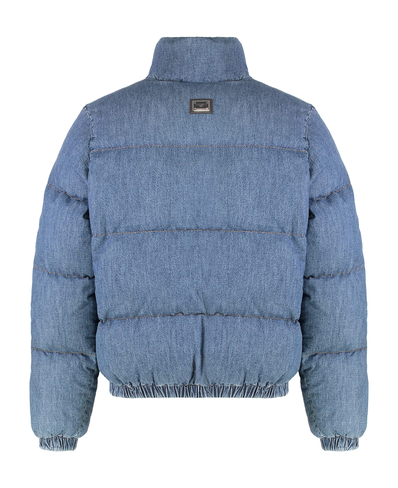Dolce 
Gabbana Puffer Jacket In Denim - Denim