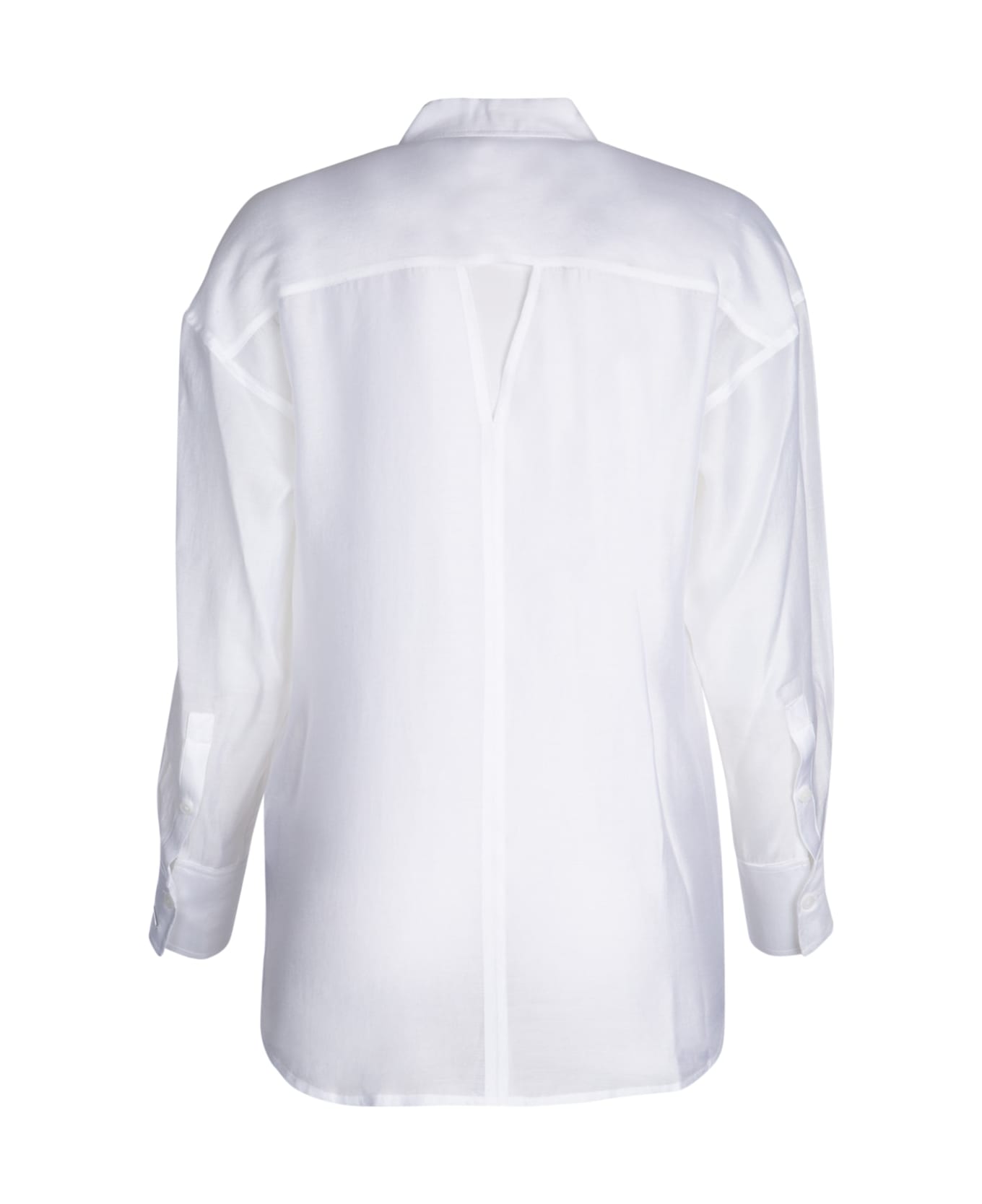 Calvin Klein Tencel Voile Relaxed Shirt - BRIGHTWHITE