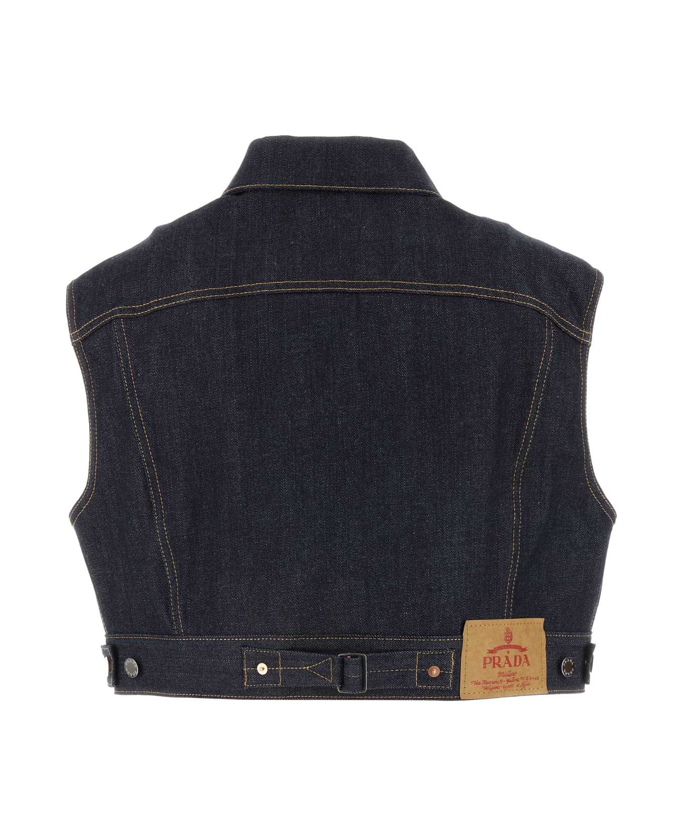 Prada Denim Vest - BLEU