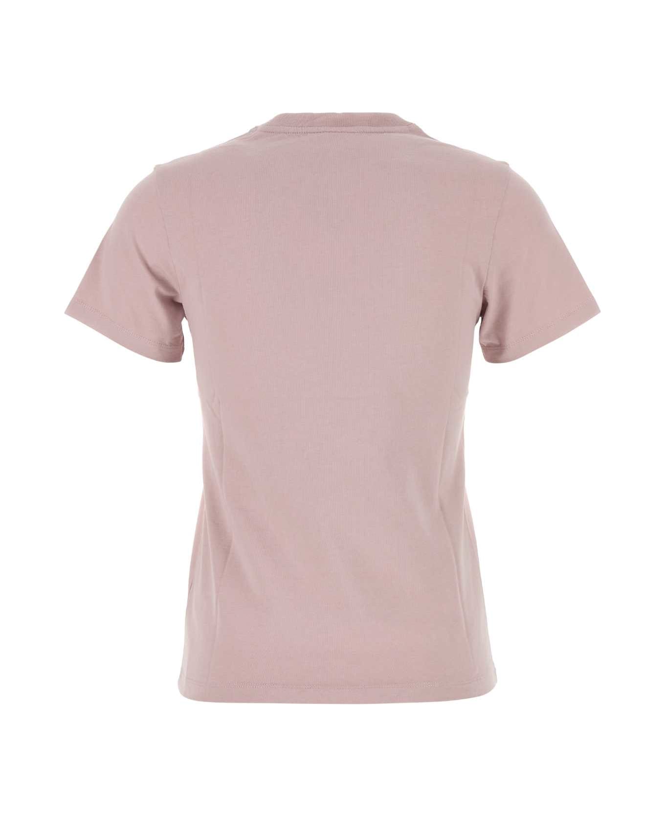 Maison Kitsuné Pink Cotton T-shirt - SNAPDRAGON