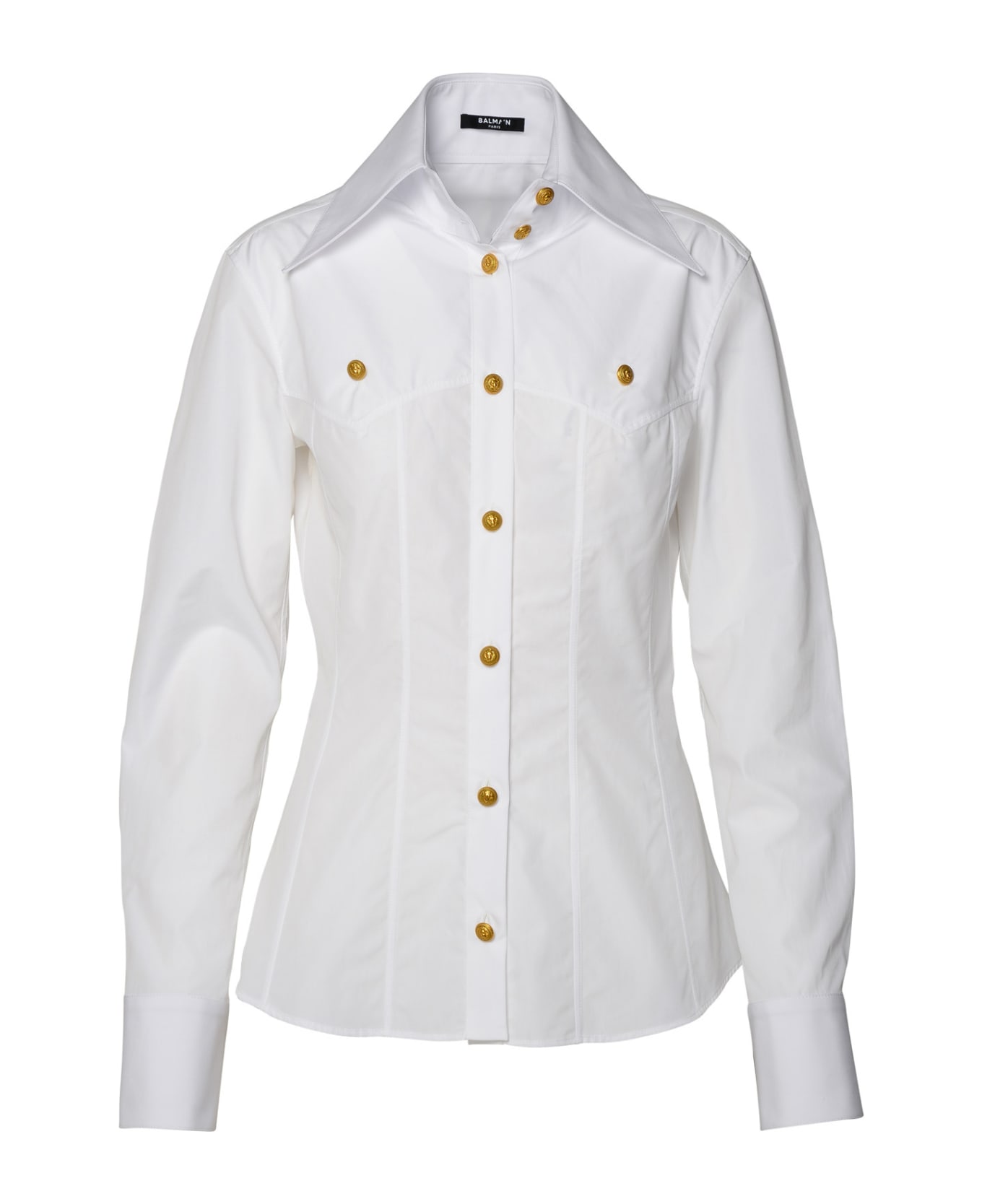 Balmain Western Shirt - White