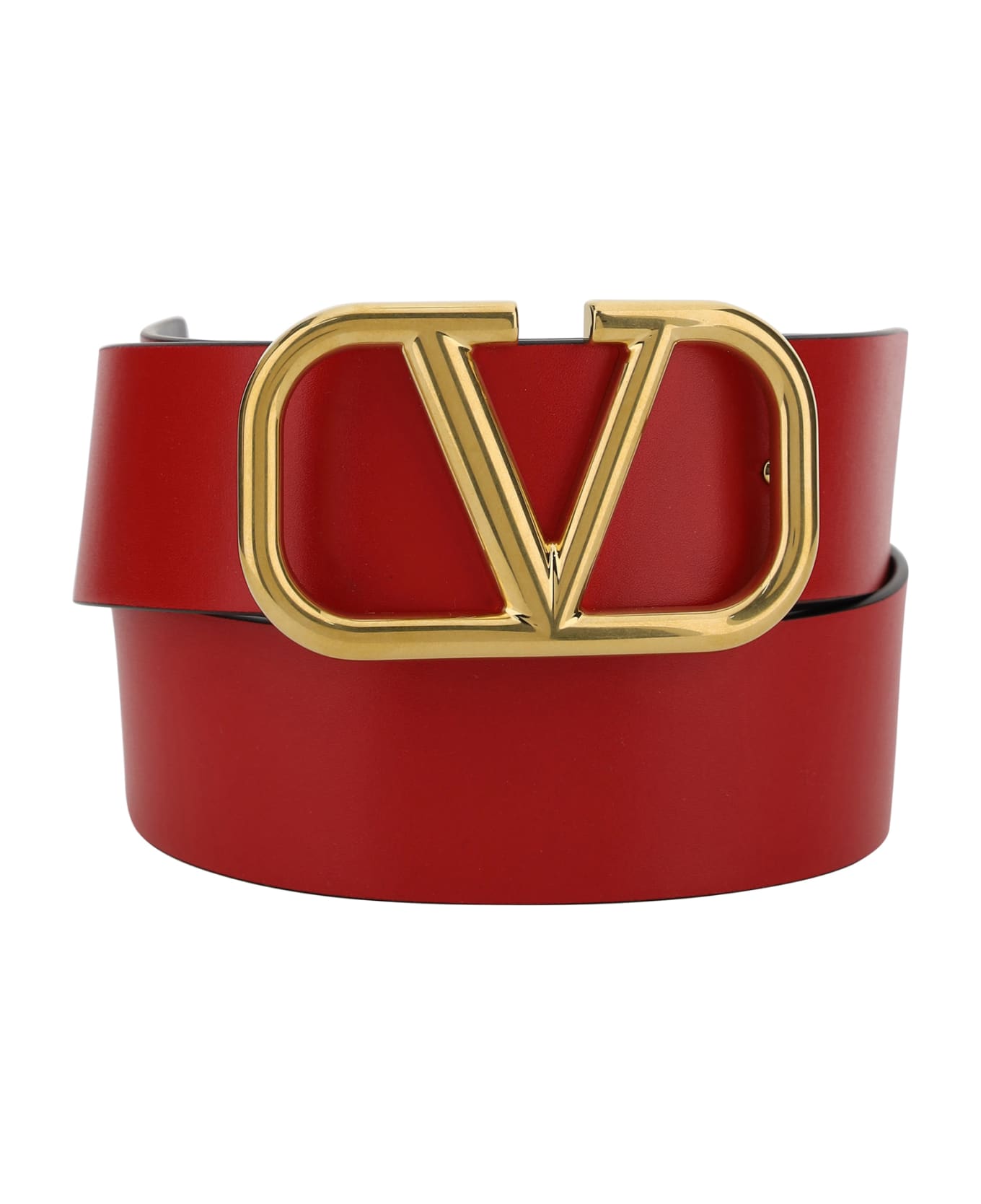Valentino Garavani Vlogo Belt - Nero-rouge Pur ベルト