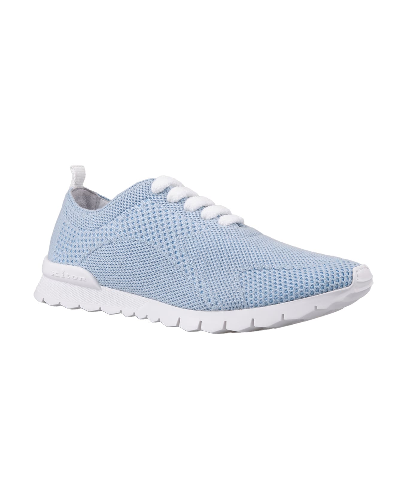Kiton Light Blue ''fit'' Running Sneakers - Blue