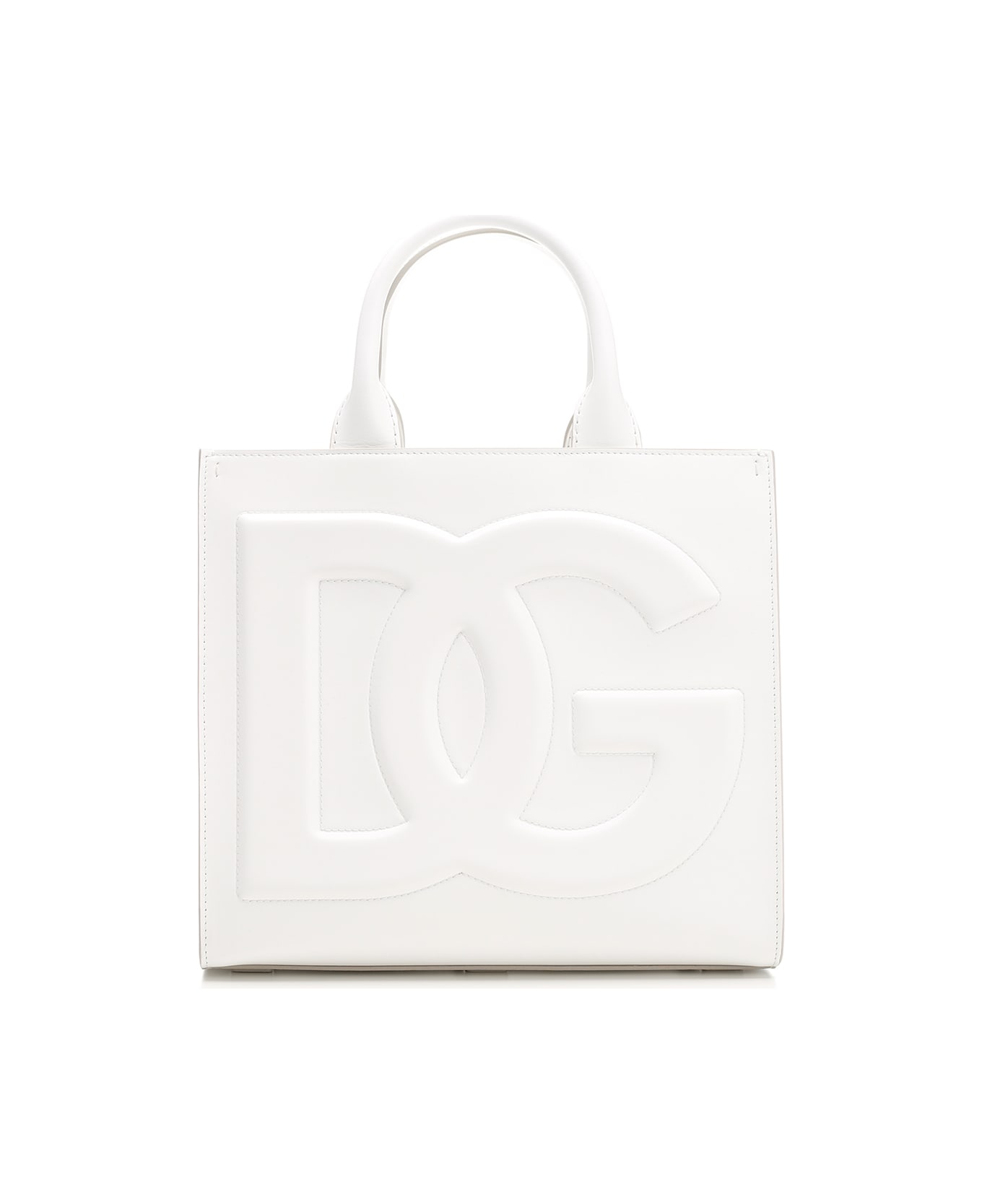 Dolce & Gabbana Handbag In Leather - White