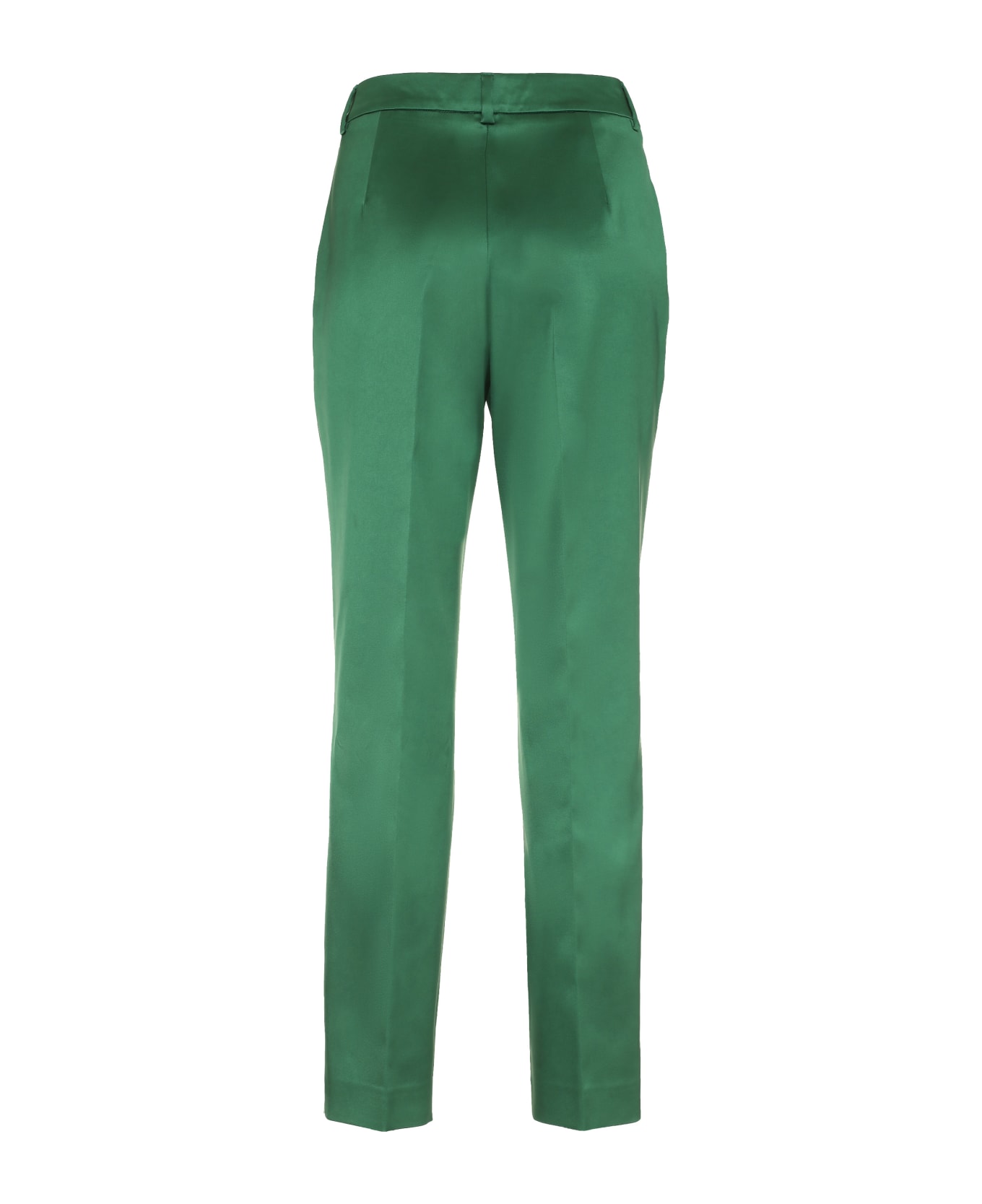 Boutique Moschino Satin Trousers - green