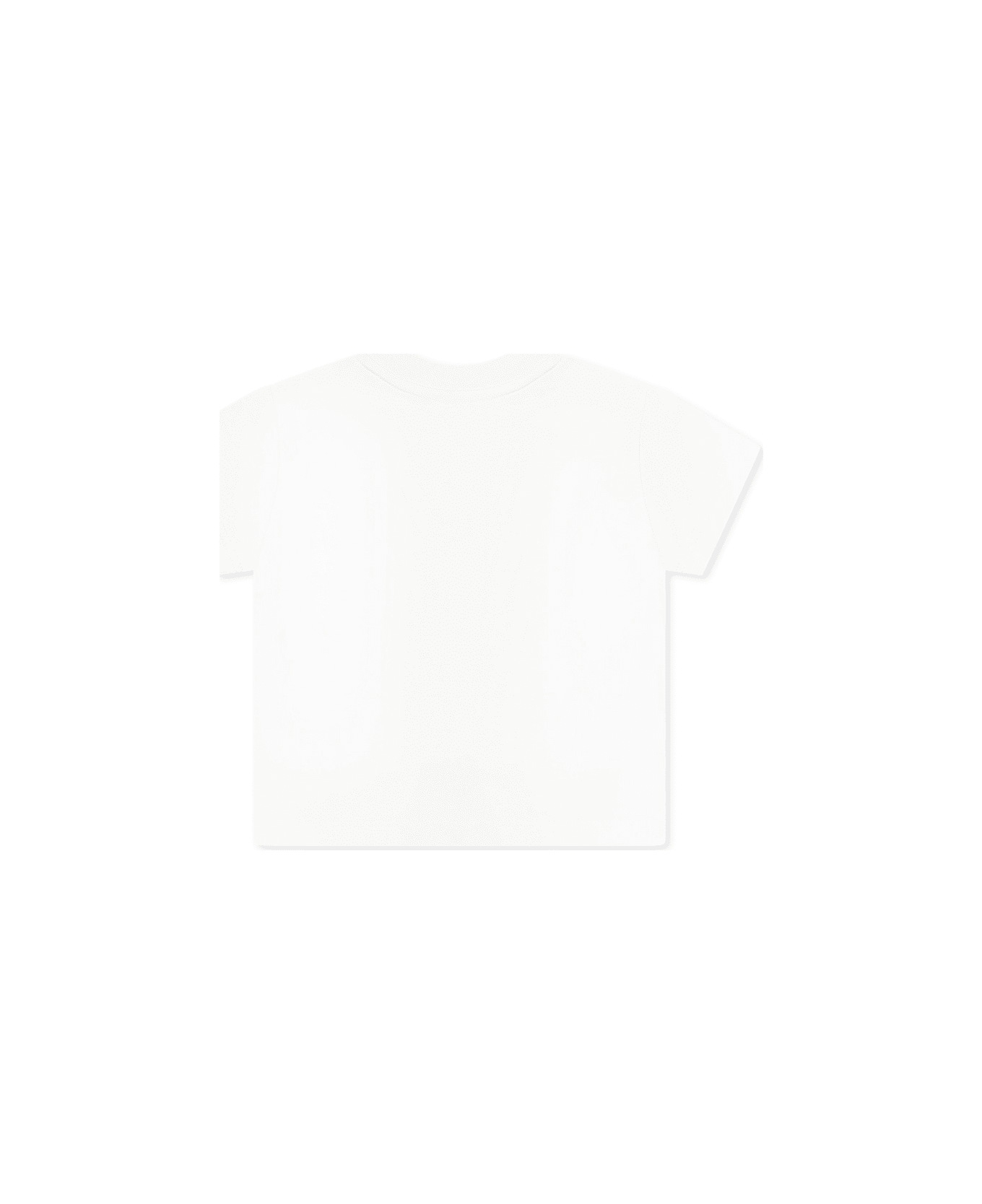 Off-White White T-shirt For Baby Girl With Logo - White