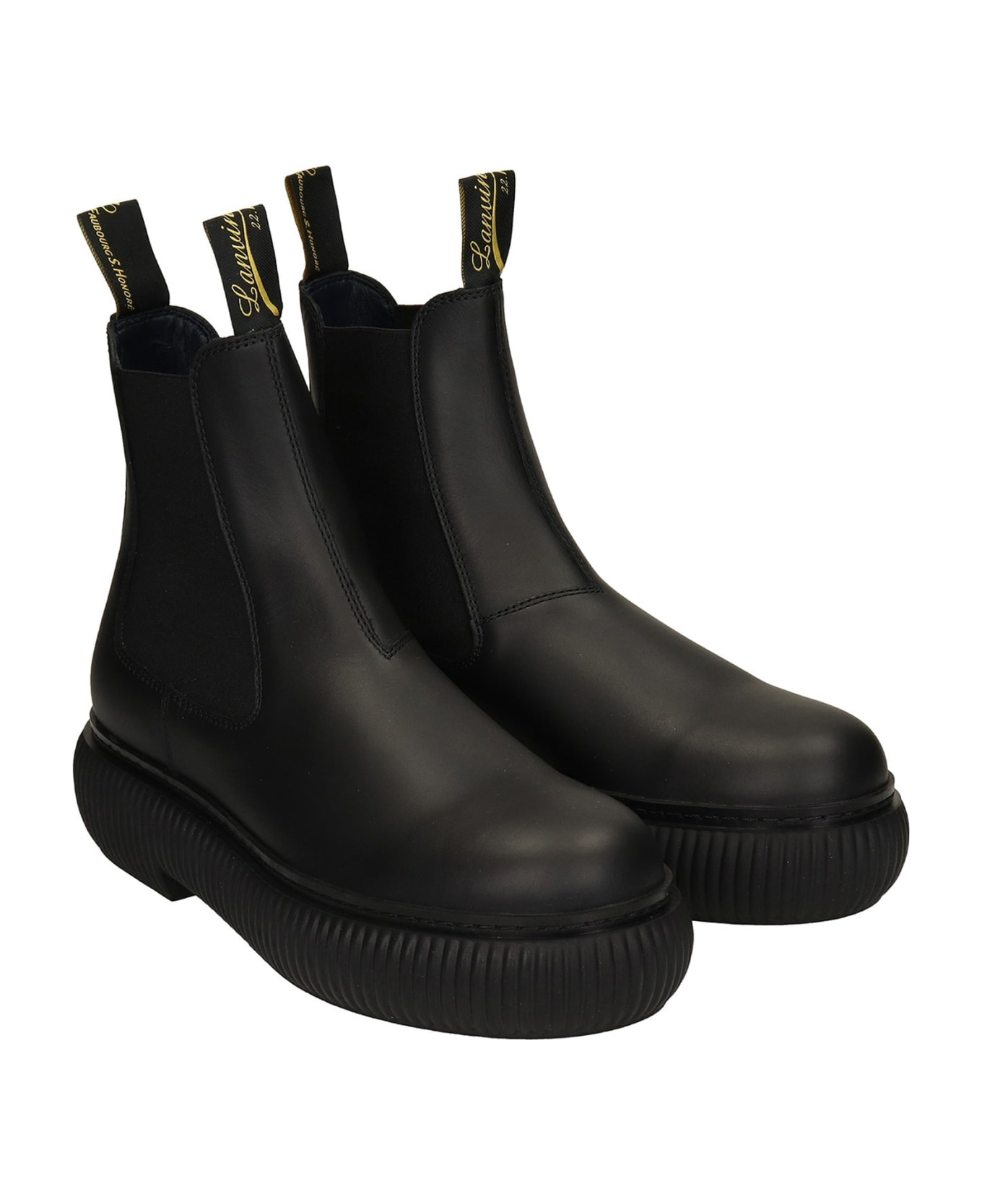 Lanvin Arpege Anke Boots - Black