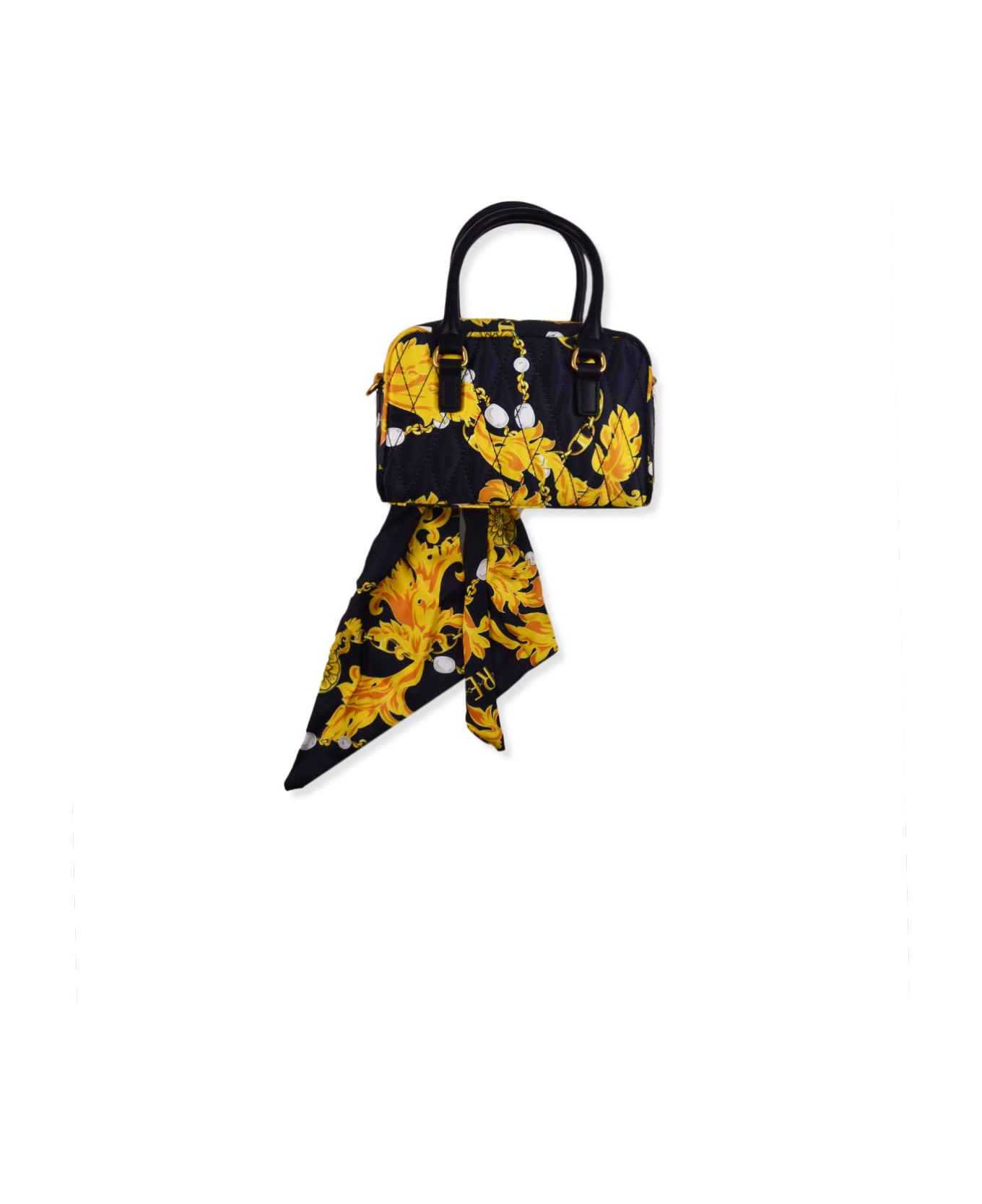 Versace Jeans Couture Baroque-print Zip-up Tote Bag