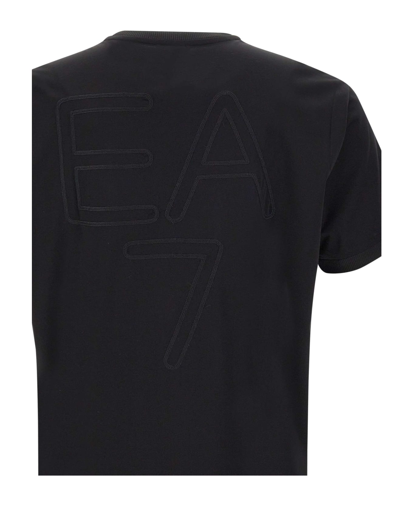 EA7 Viscose T-shirt - BLACK