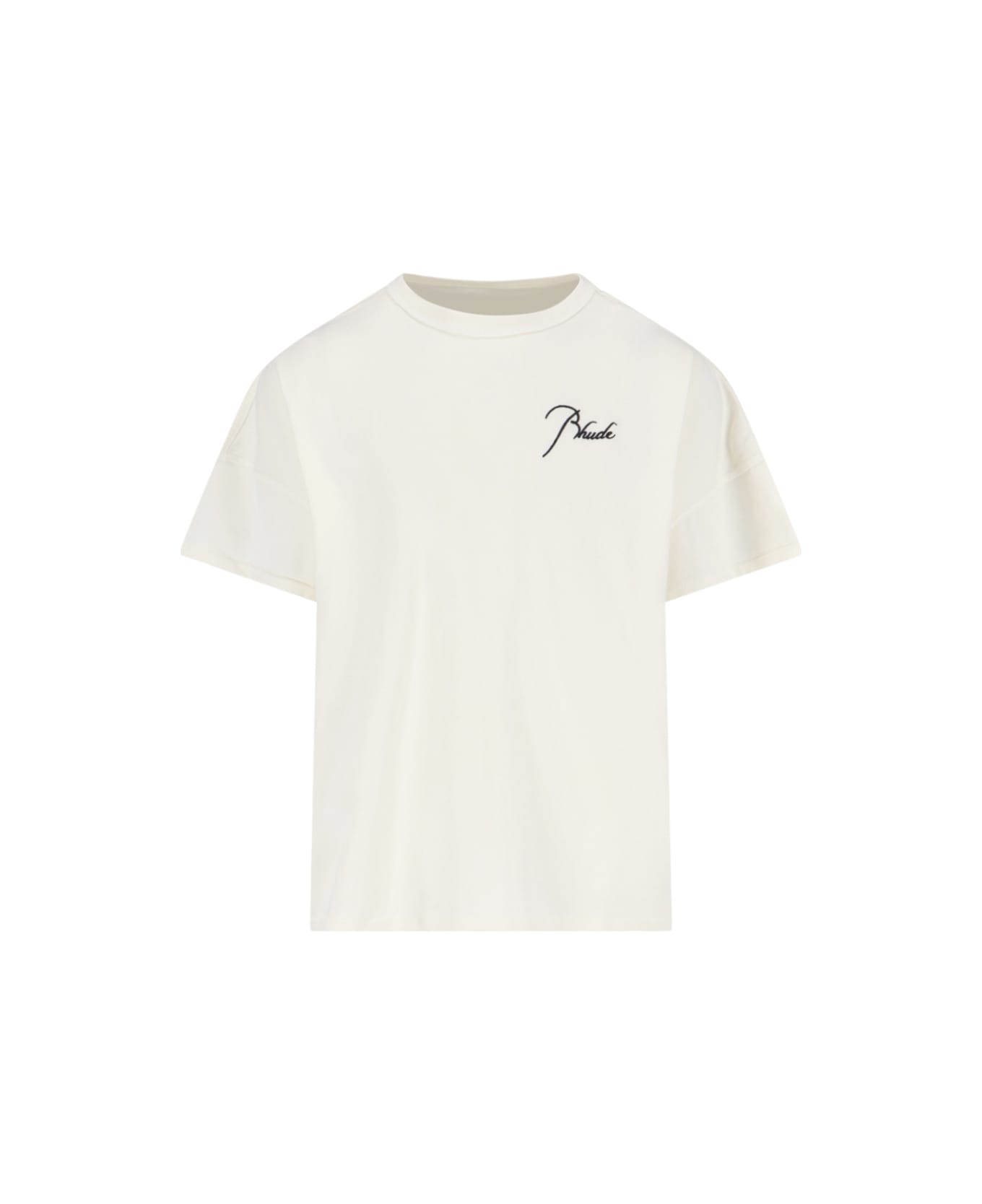 Rhude Logo T-shirt - White シャツ