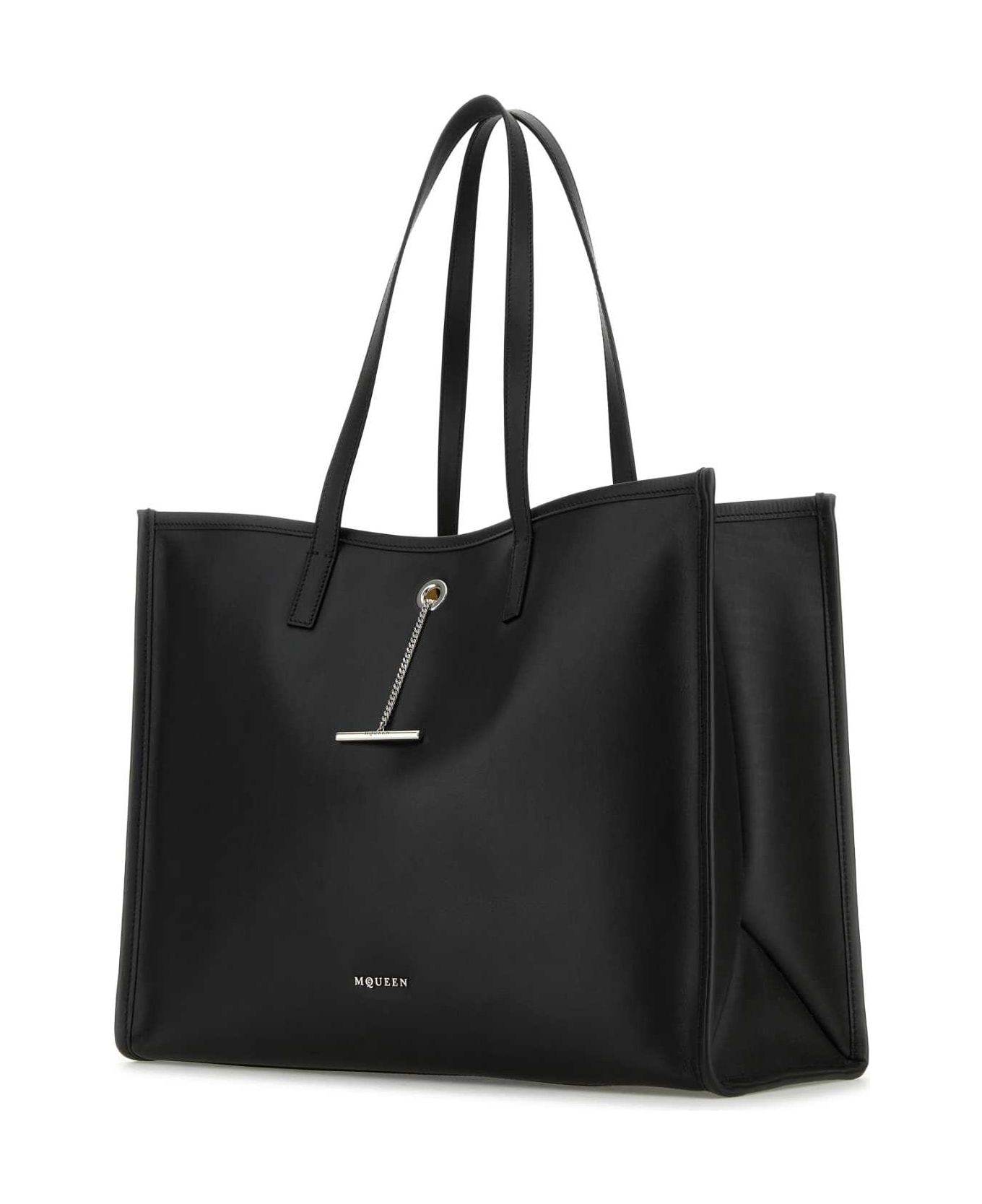 Alexander McQueen Shopping Bag - BLACKSILVER