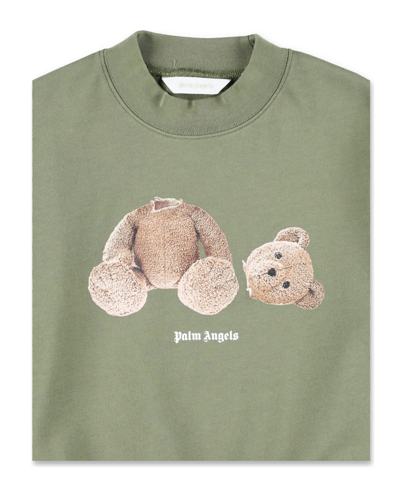 Palm Angels Kid - Bear Fleece - GREEN ニットウェア＆スウェットシャツ