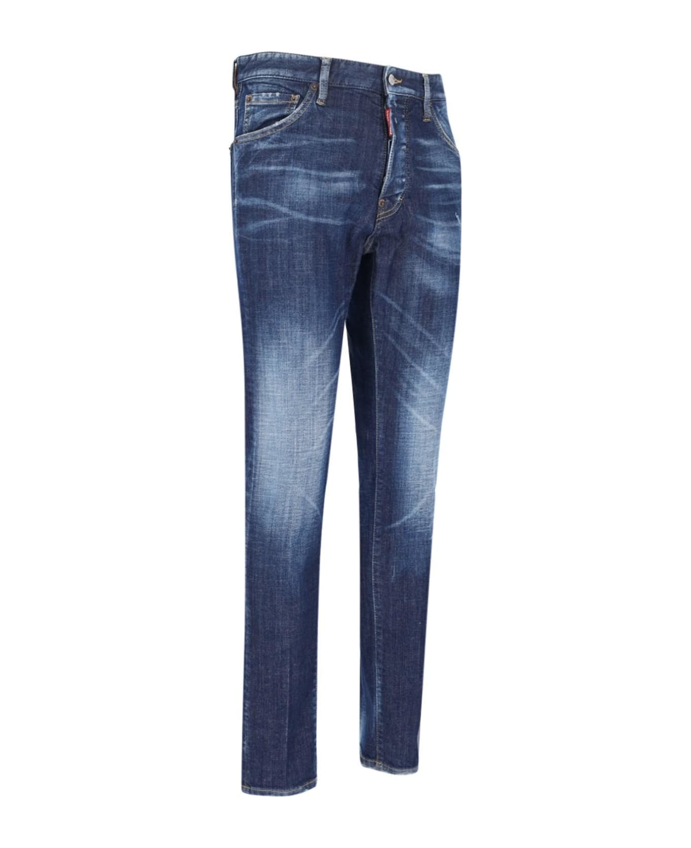 Dsquared2 "cool Guy" Straight Jeans - Blue