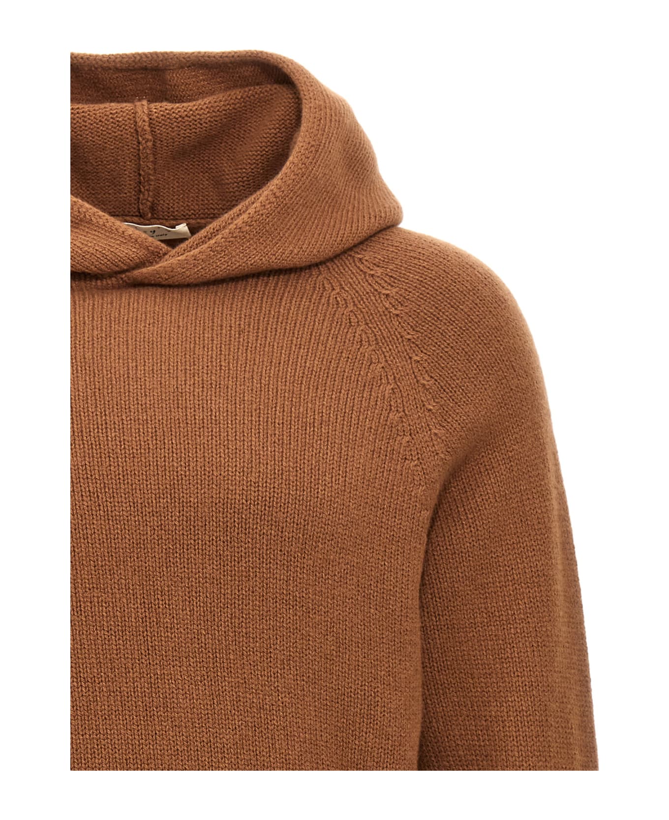Ma
ry
ya Wool Hooded Sweater - Brown