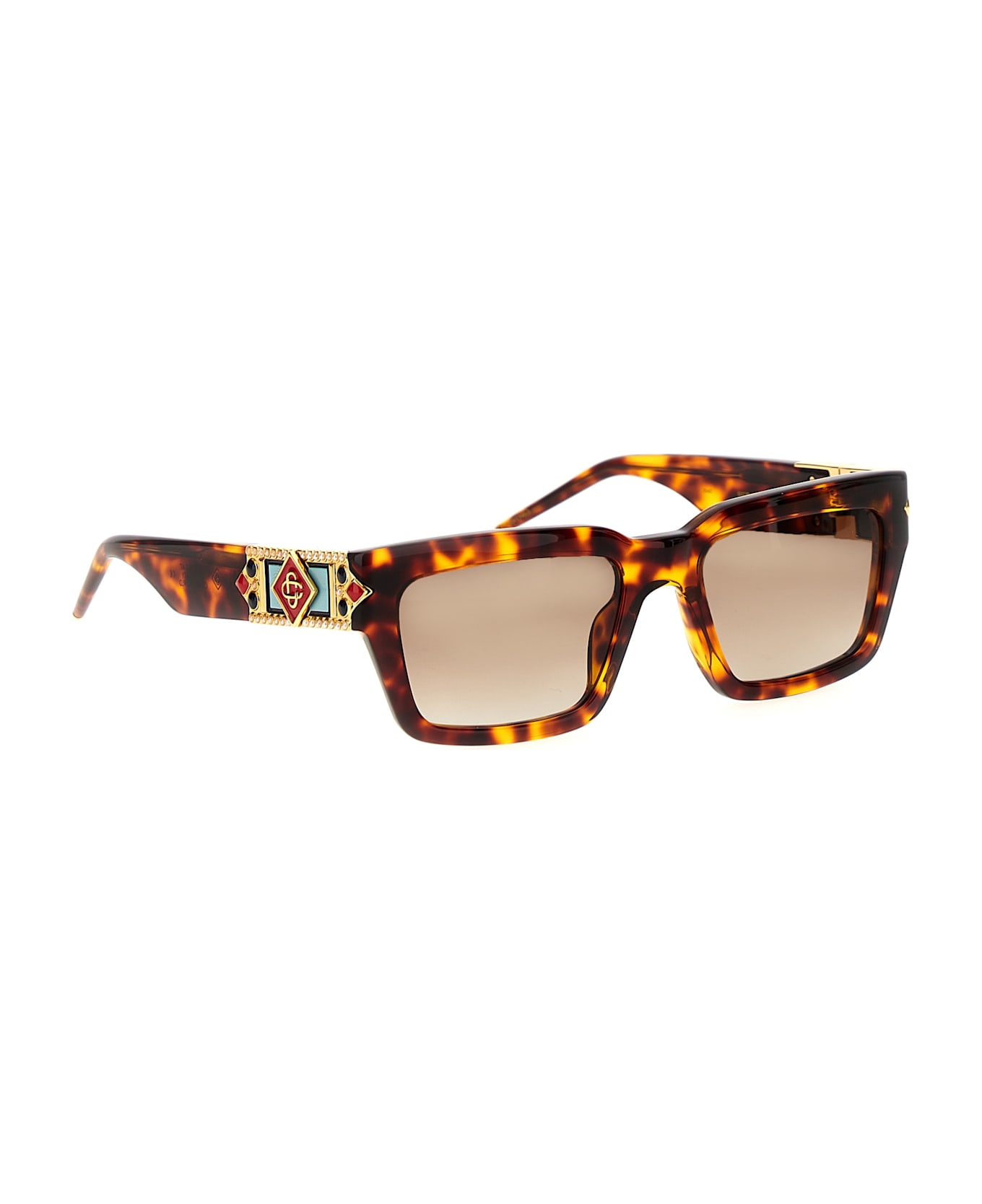 Casablanca 
the Tortoiseshell Square Metope
 Sunglasses - Brown