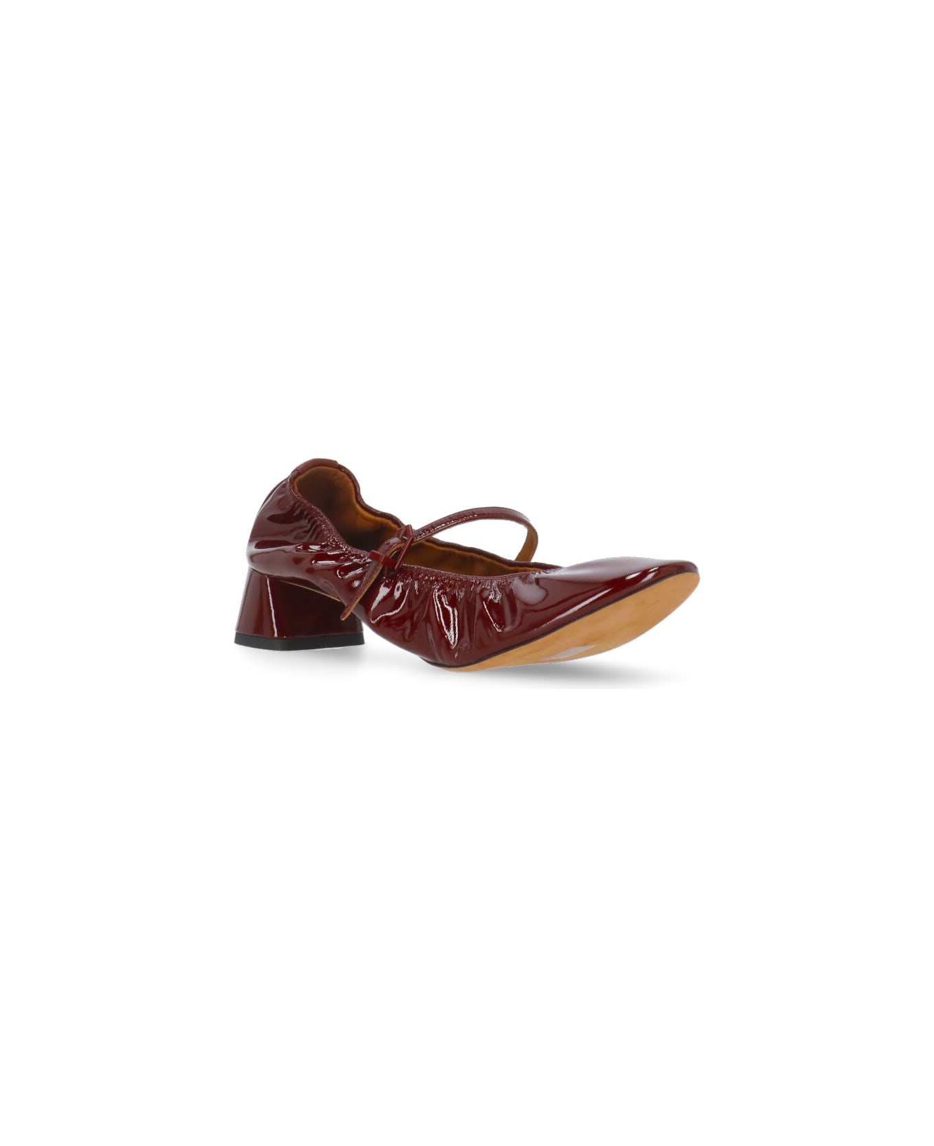 Lanvin Leather Ballet Shoes - Bordeaux