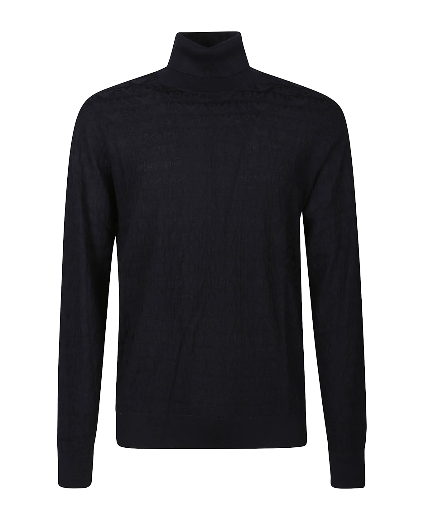 Emporio Armani Turtle Neck Sweater - Blu Navy