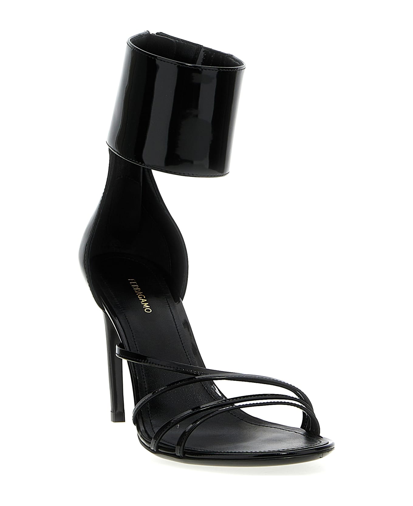 Ferragamo 'clethra' Sandals - Black  