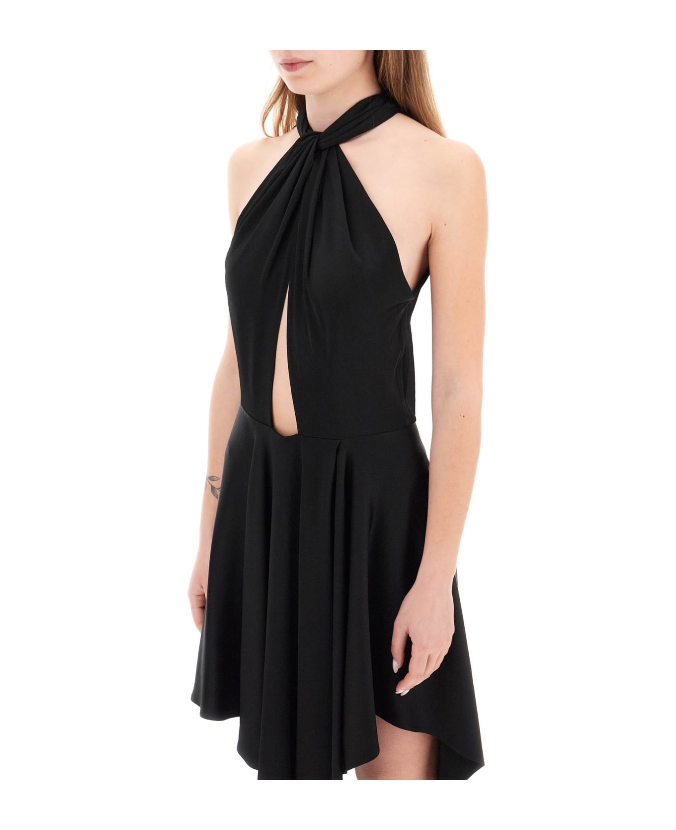 Stella McCartney Cross/strap Sleeveless Dress - Black ワンピース＆ドレス