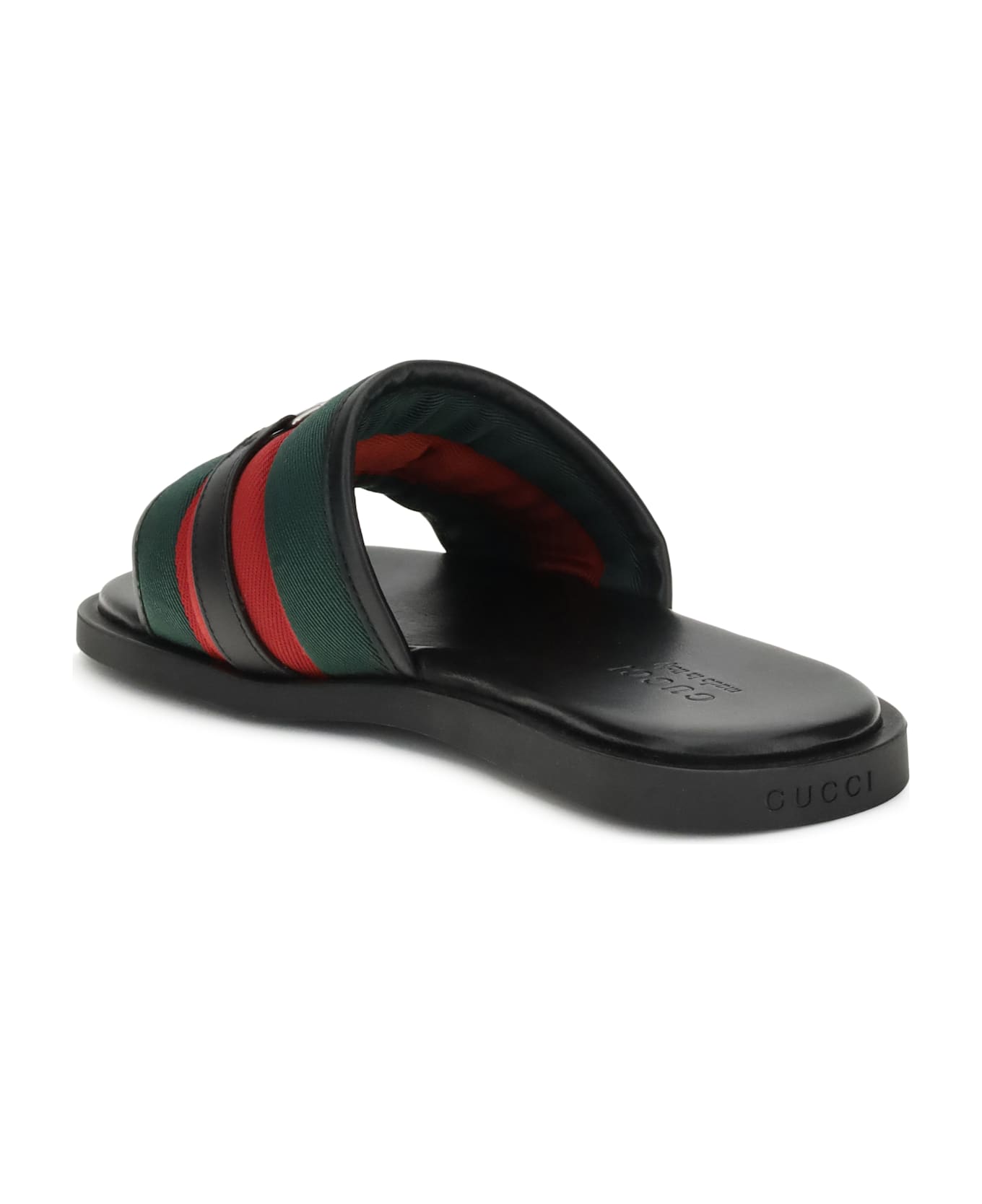 Gucci Gg Motif Slider Sandals