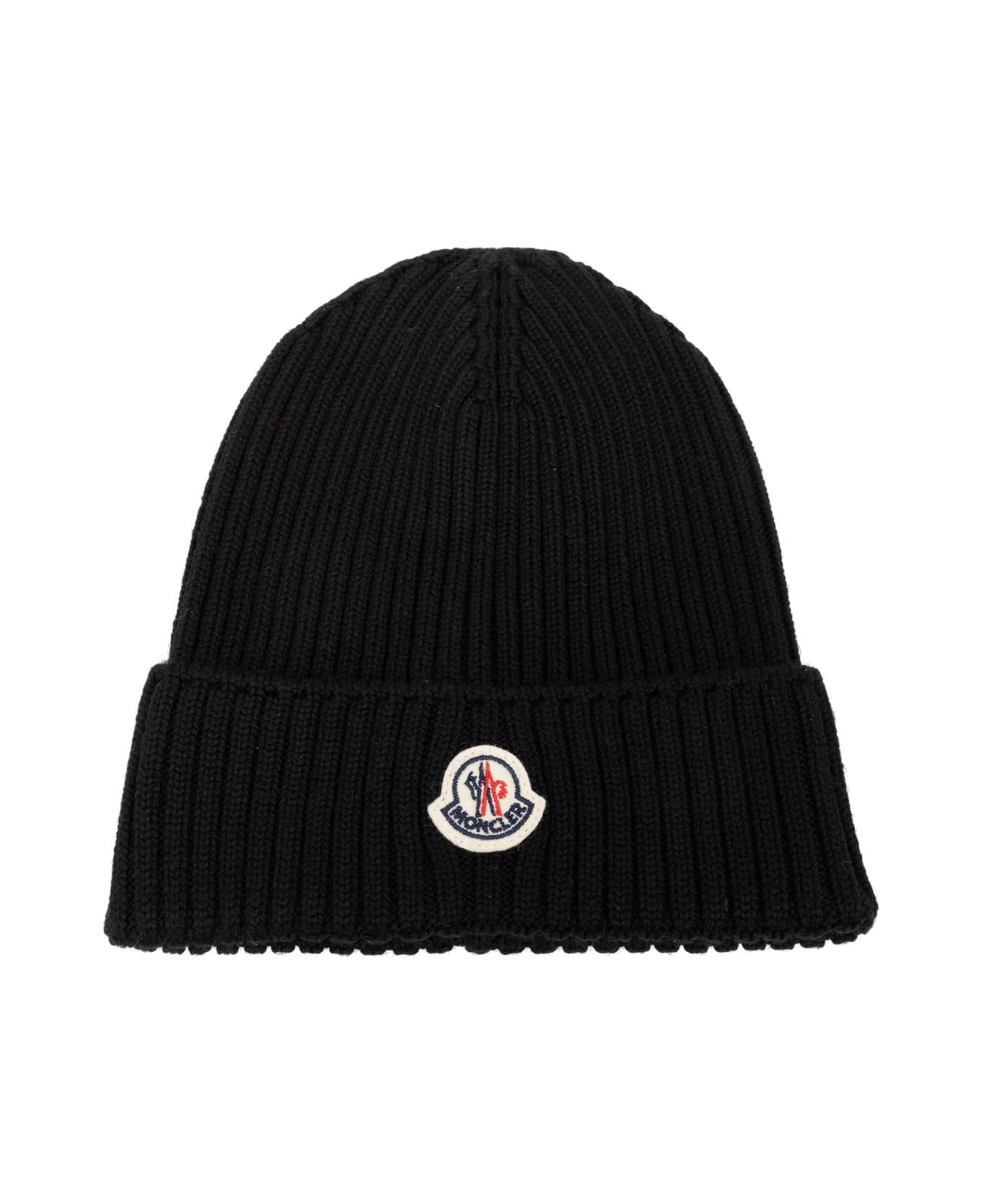 Moncler Grenoble Moncler Enfant Woolen Hat - Black