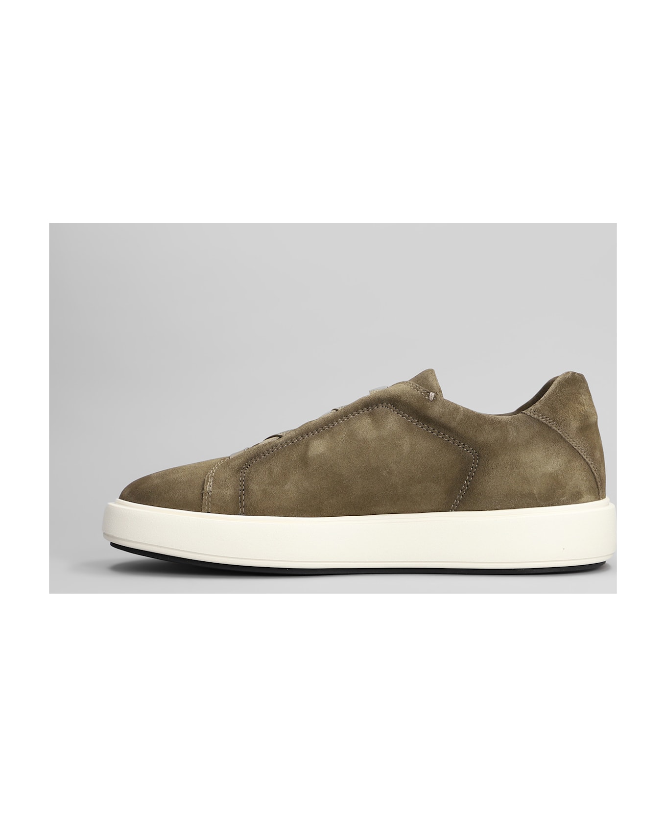 Officine Creative Slouch 001 Sneakers In Green Leather - green