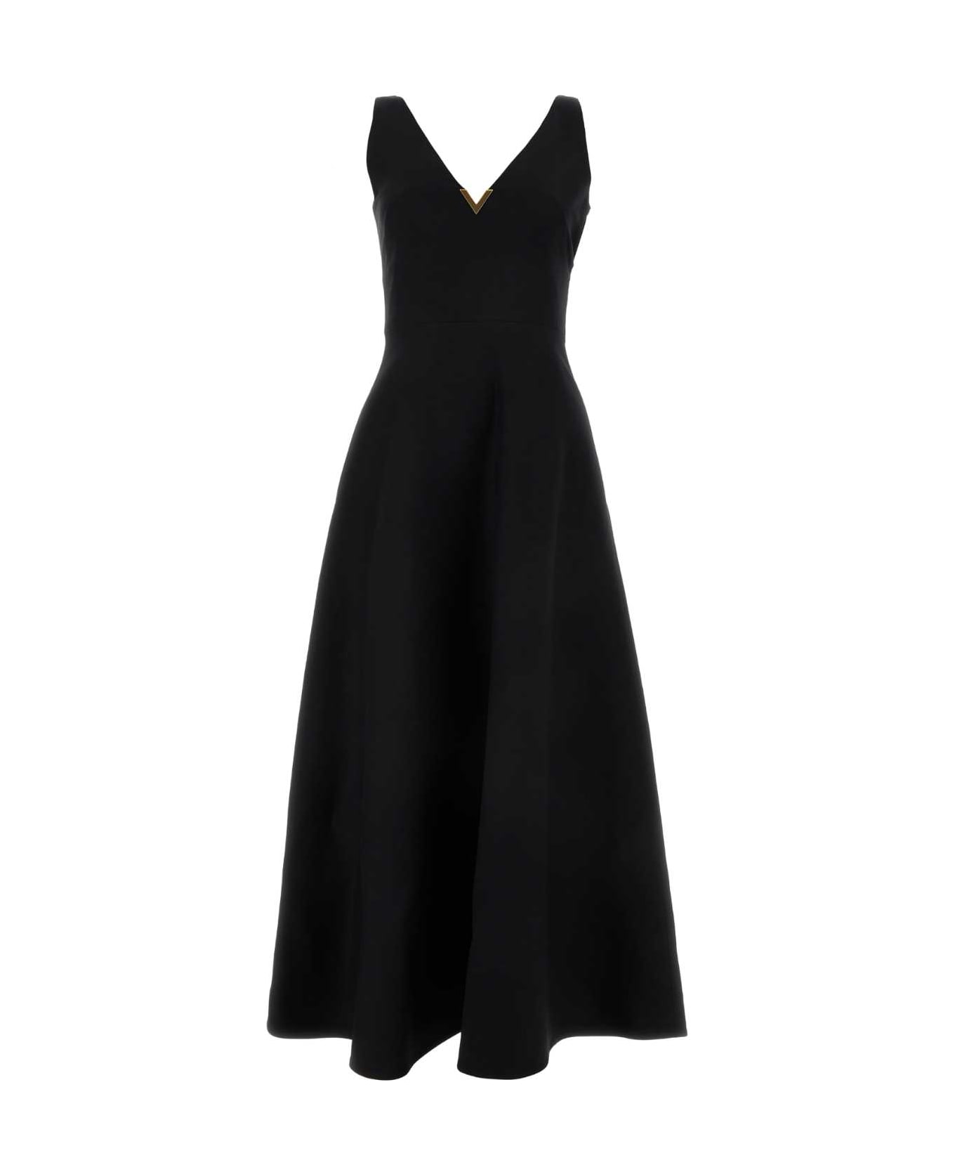 Valentino Garavani Black Crepe Couture Dress - NERO