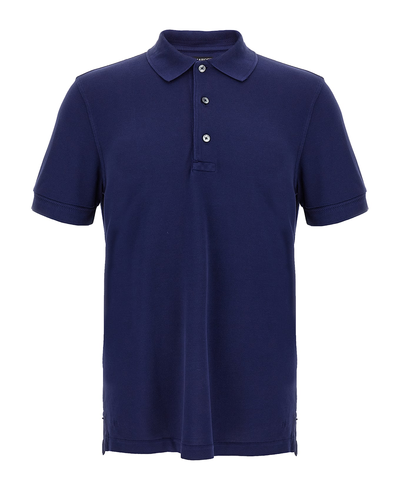 Tom Ford Piqué Polo Shirt - Blue