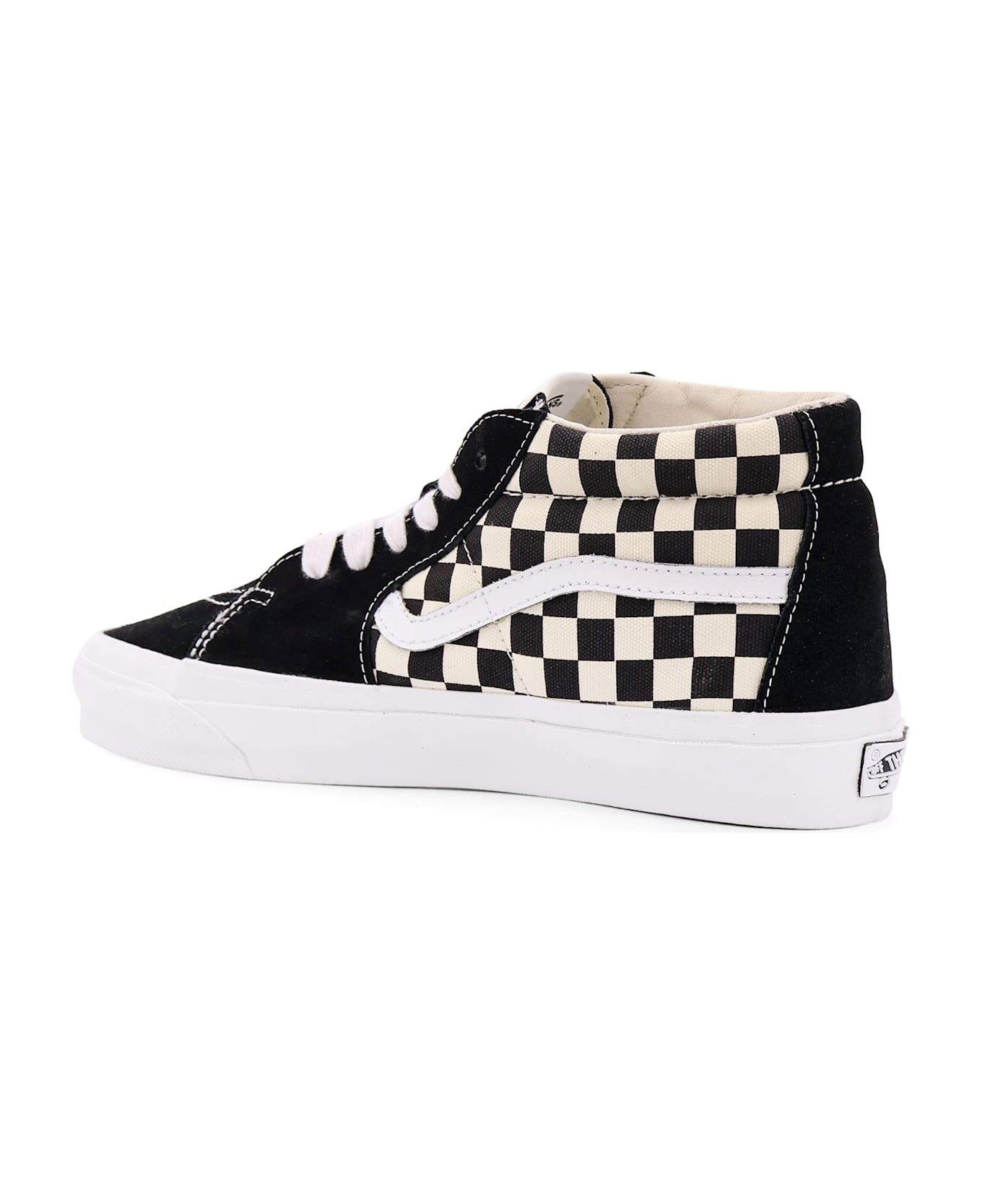 Vans Sk8-mid Reissue 83 Canvas High-top Sneakers - Black