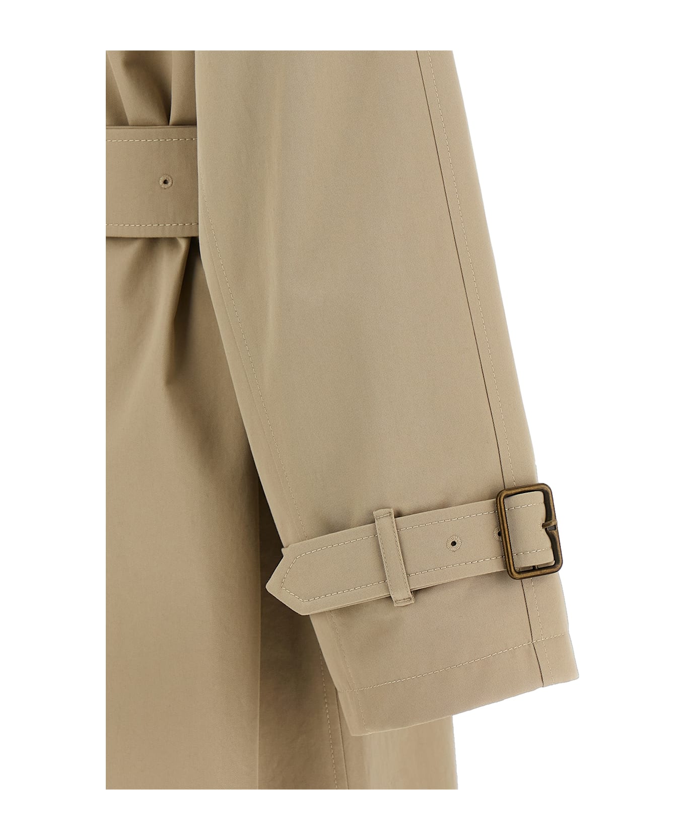 Burberry Car Coat Gabardine - Beige