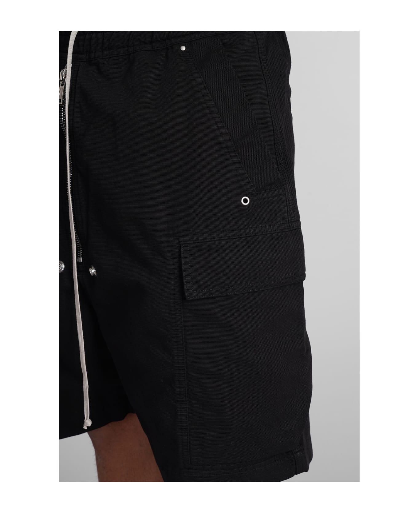 DRKSHDW 'cargobela' Bermuda Shorts - BLACK ショートパンツ