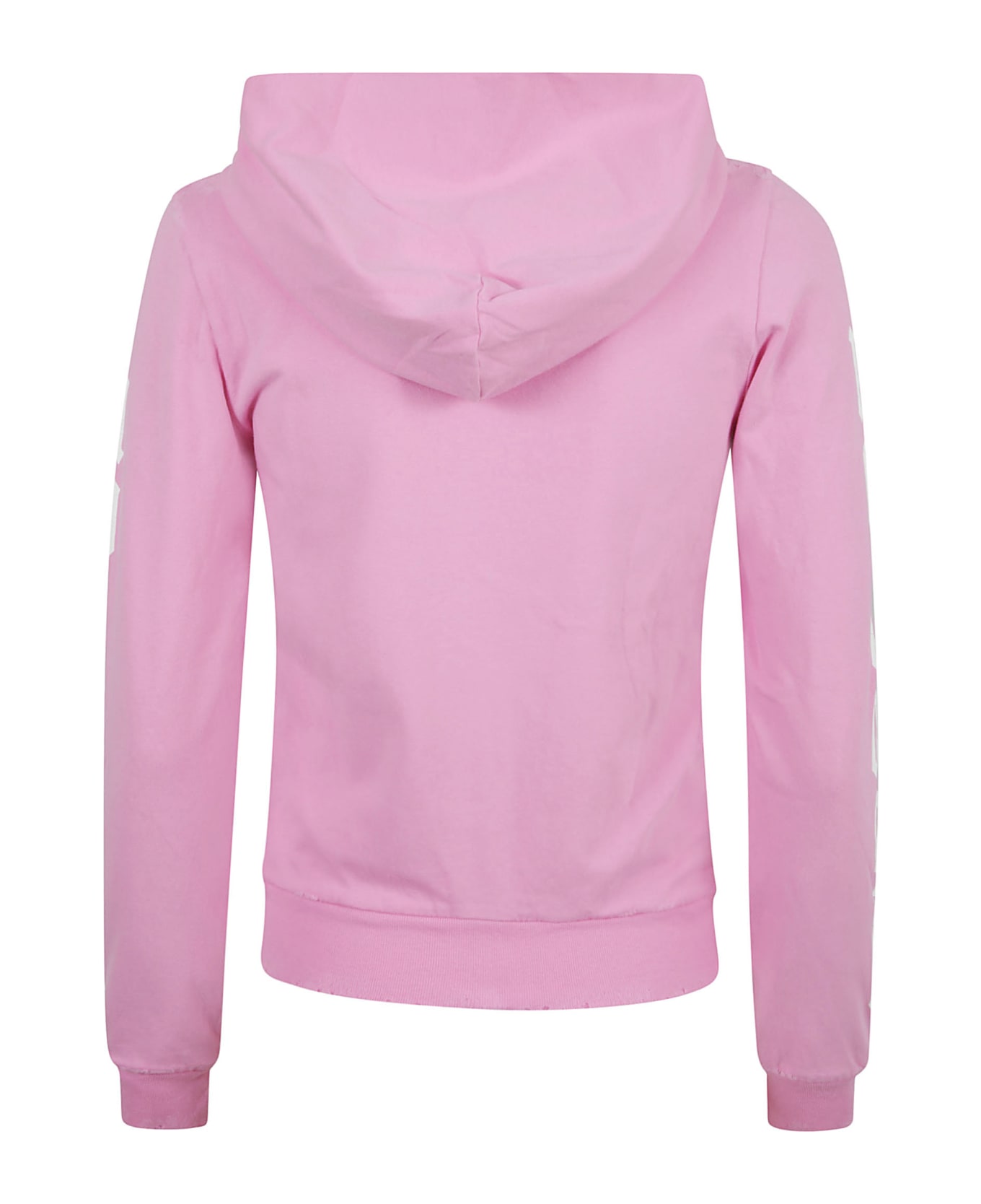 Balenciaga Small Zip-up Hoodie - Light Pink/White