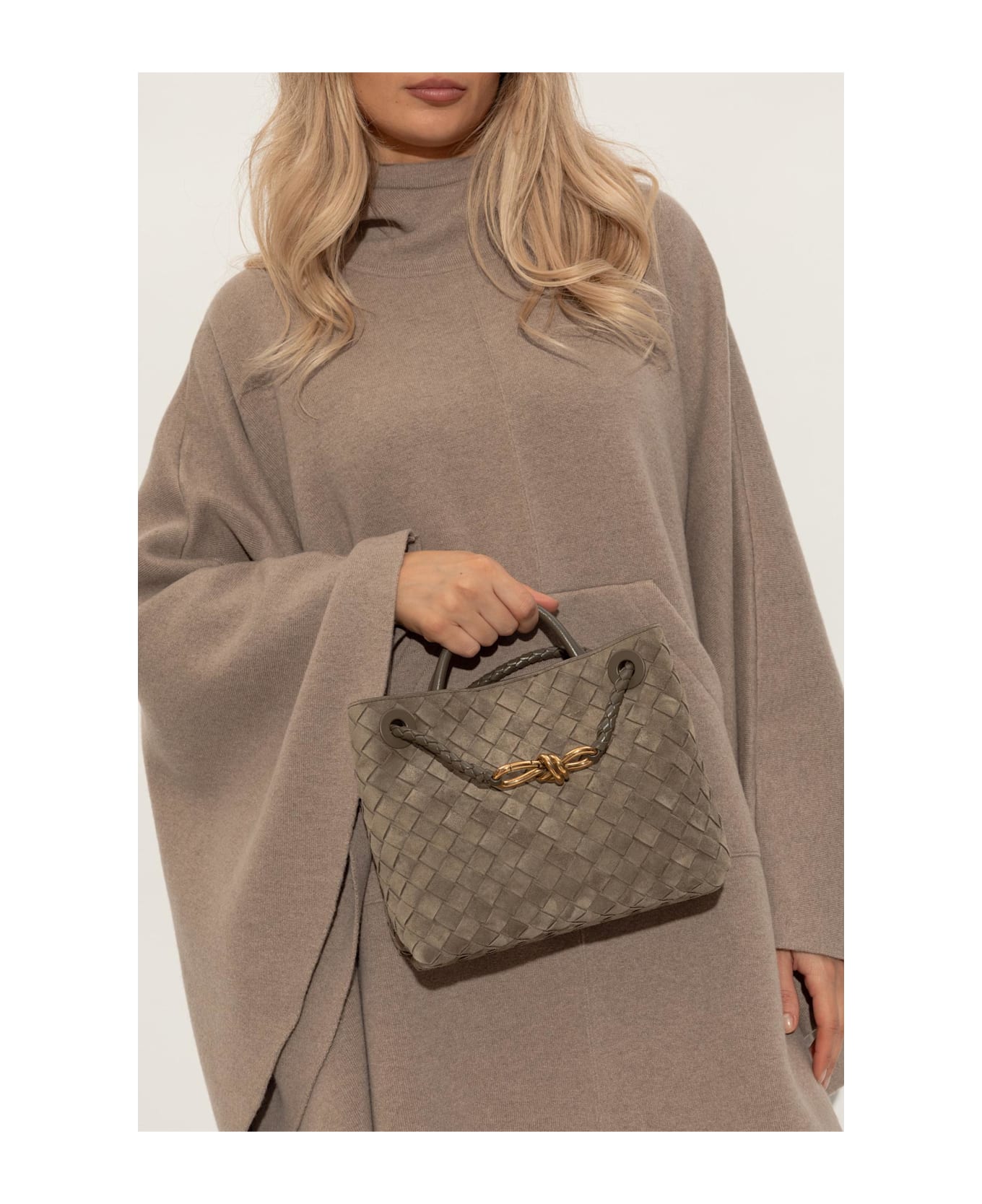 Bottega Veneta Handbag 'andiamo Small' - GREEN トートバッグ