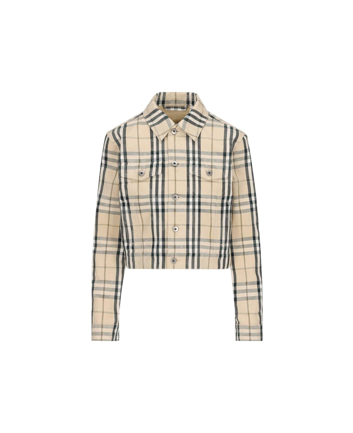 Burberry Embroidered Denim Jacket - GRAINIPCHECK