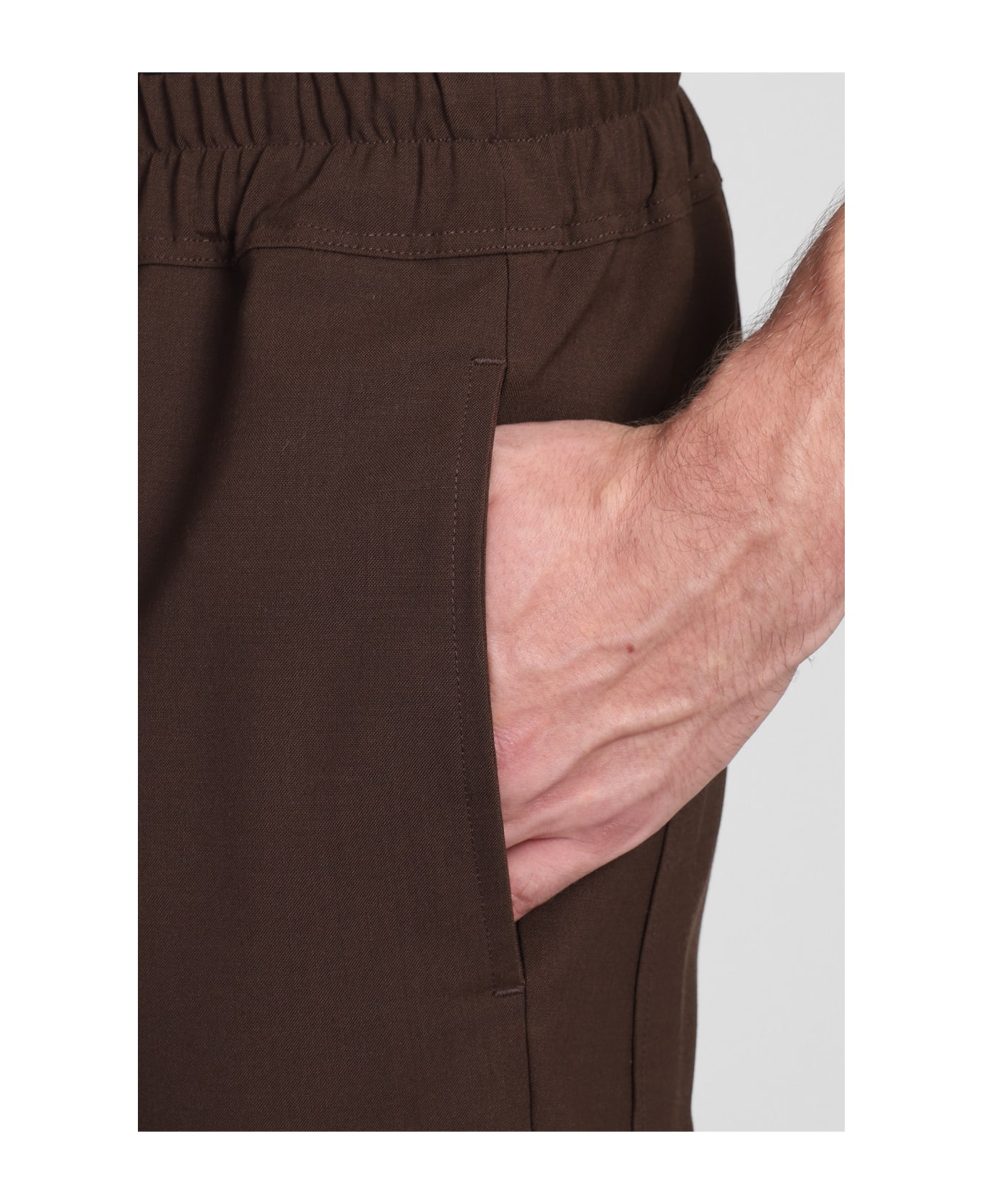 Rick Owens Drawstring Slim Long Pants - brown