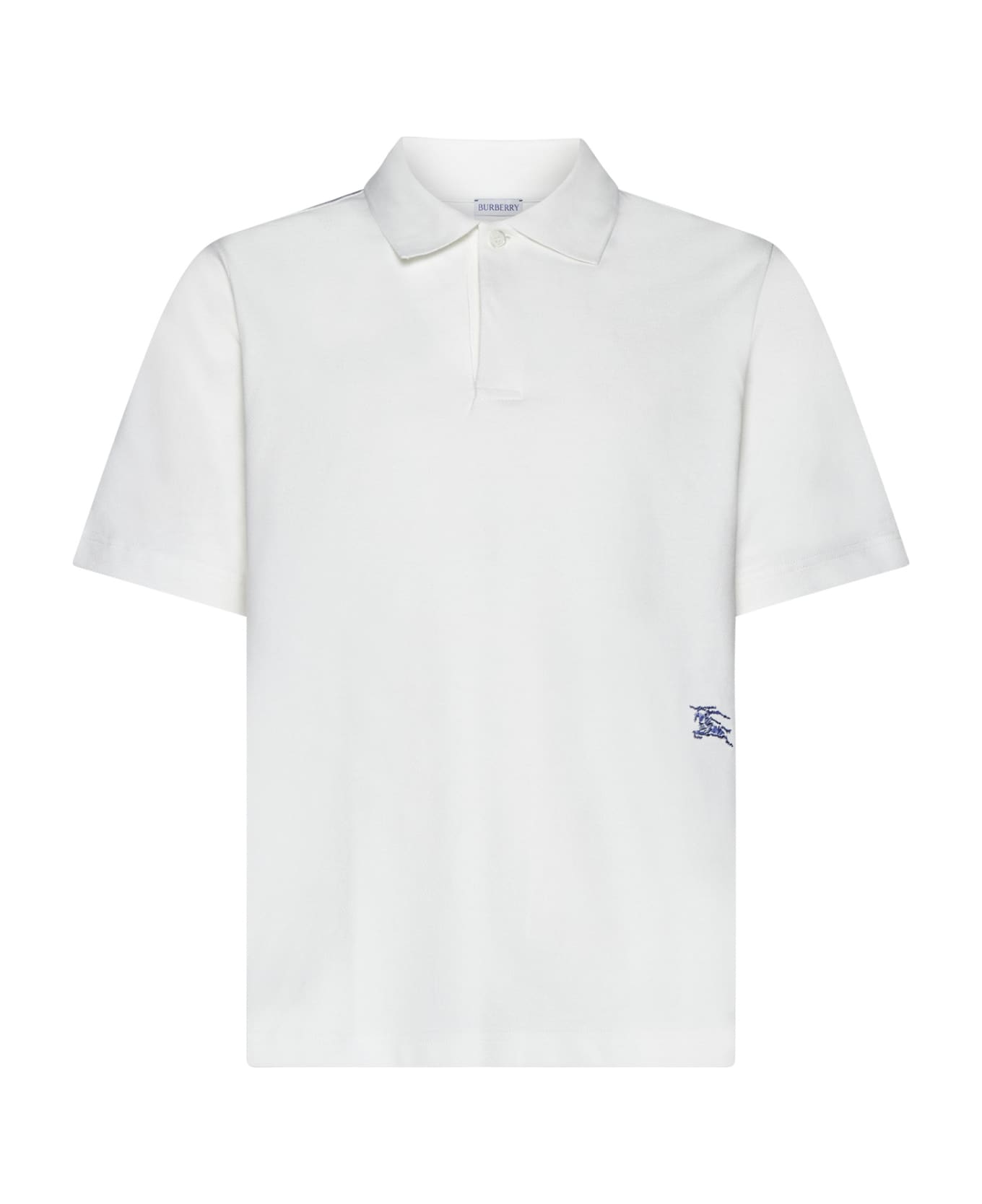Burberry Cotton Polo Shirt - Rain