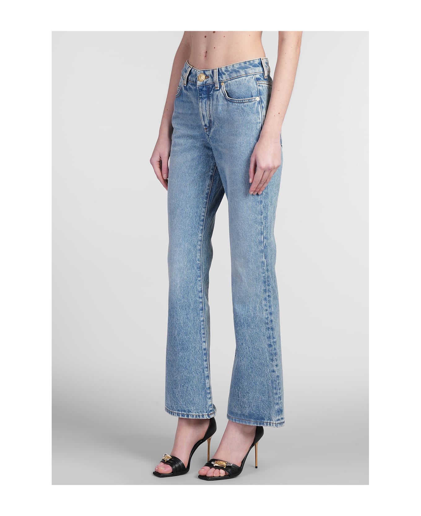 Balmain Jeans In Blue Cotton - blue