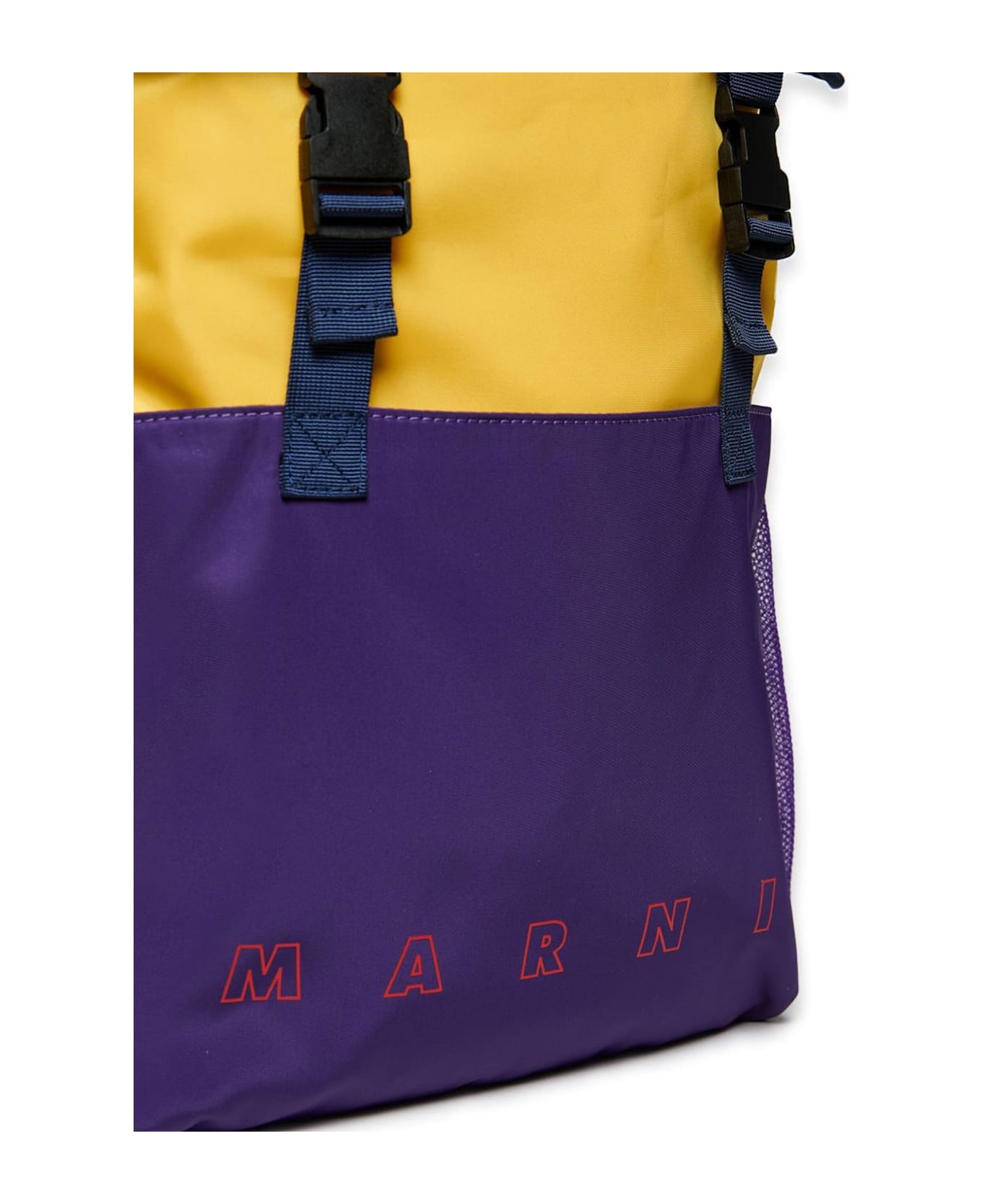 Marni Multicolor Backpack For Kids With Logo - Multicolor